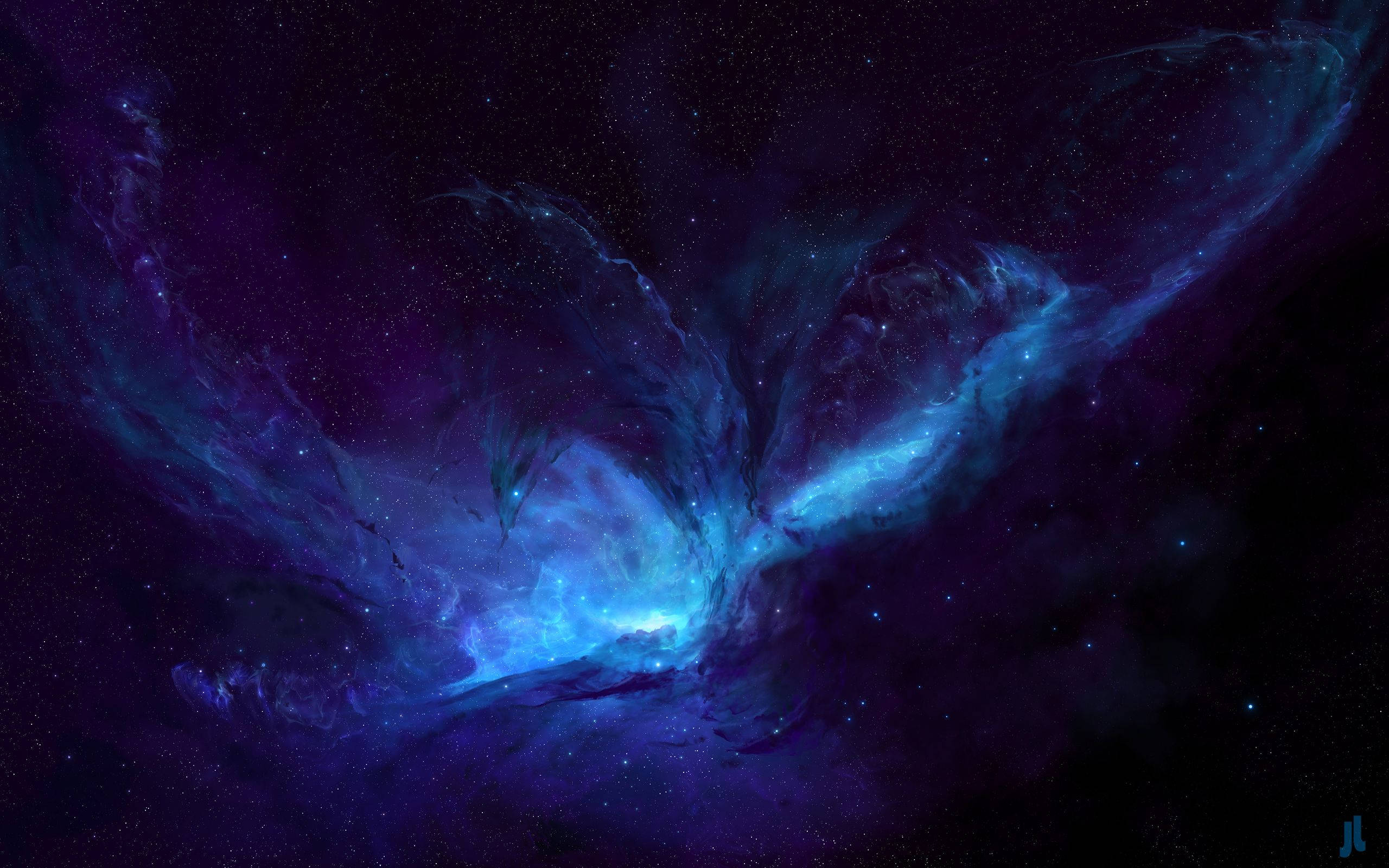 4K Ultra HD Galaxy, hazy fumes, cosmic nebula, 2K Desktop Wallpaper