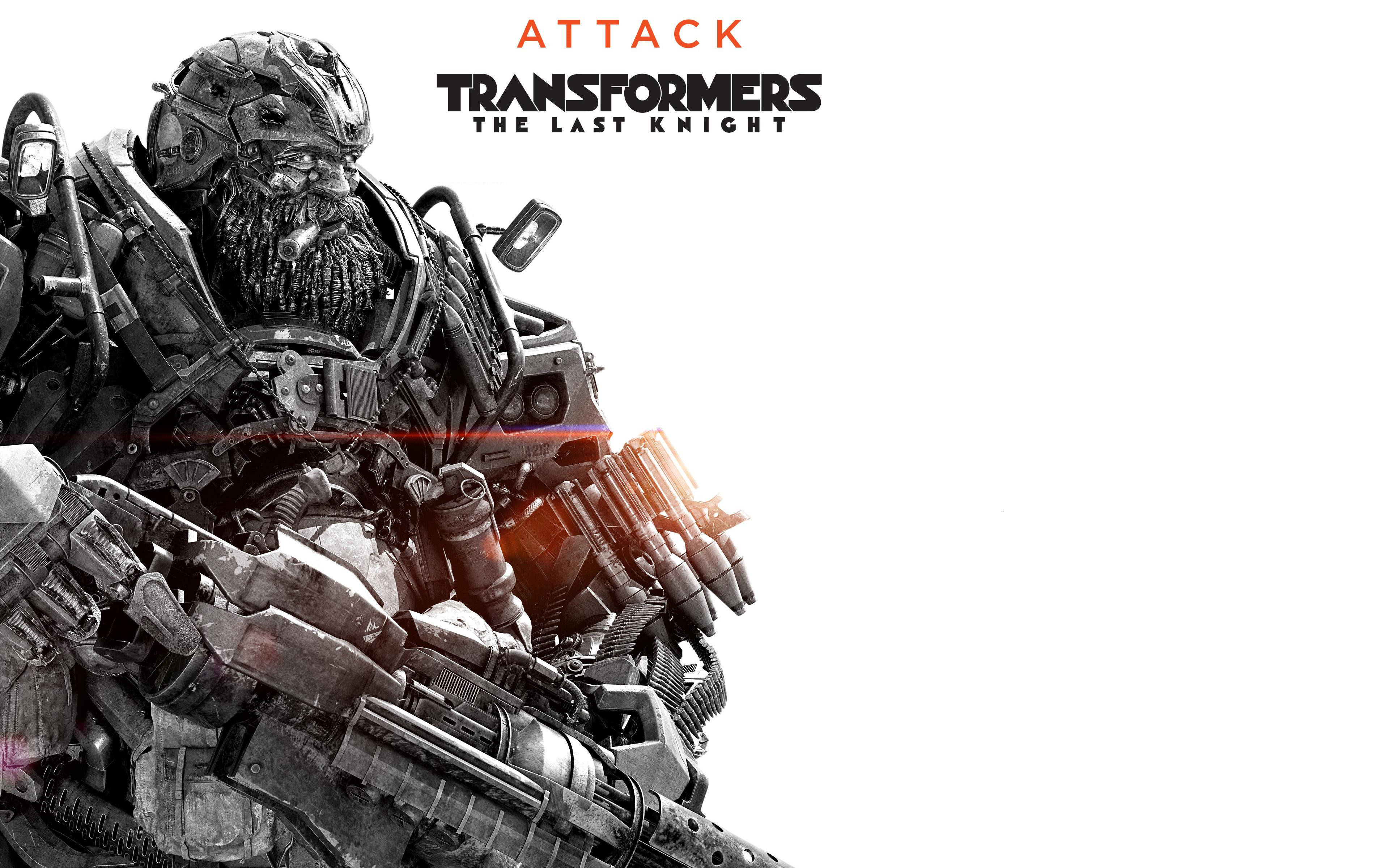 4K Ultra HD Transformers, robotic warrior, bearded face, 4K Desktop Wallpaper