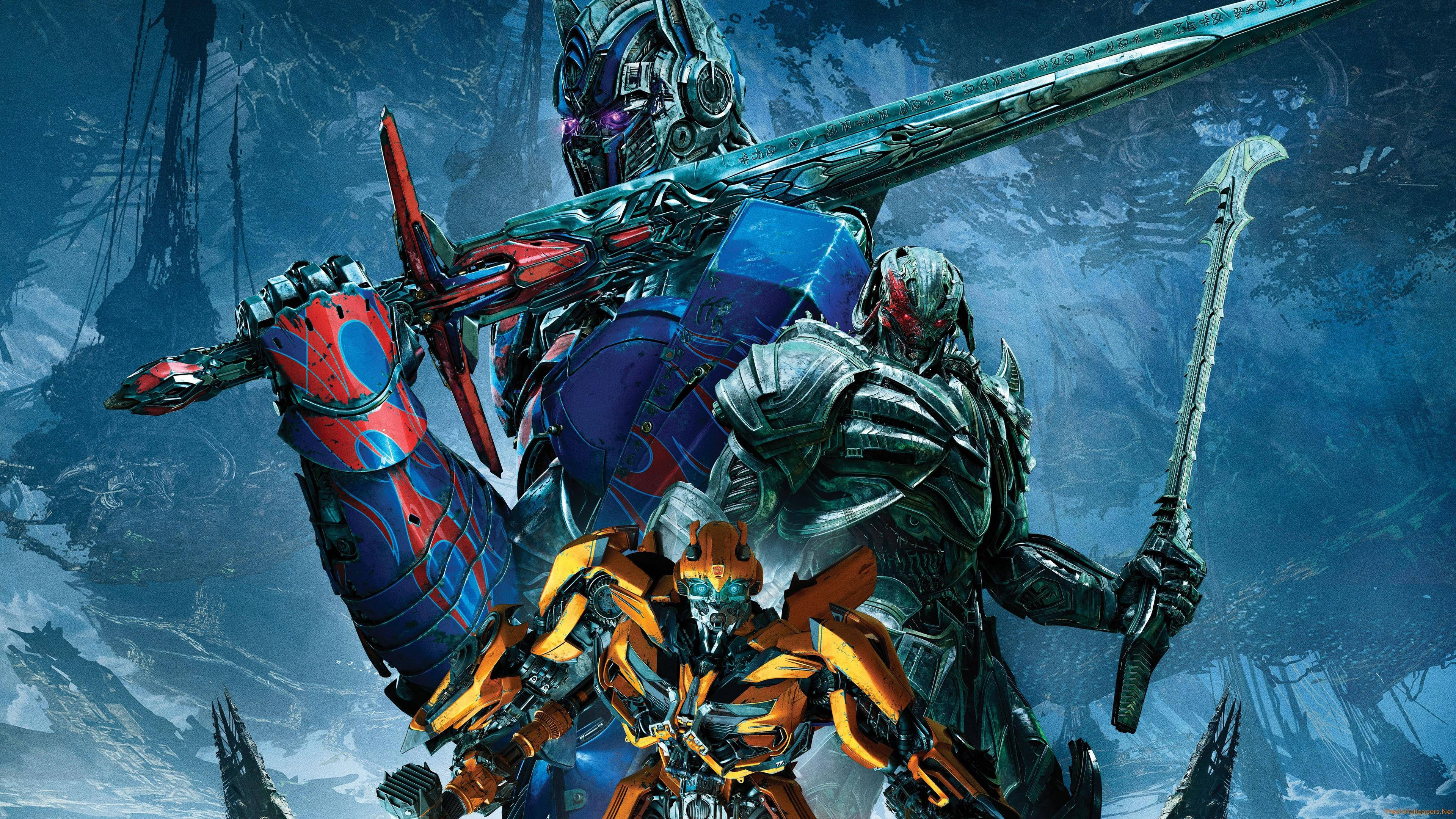 4K Ultra HD Transformers, Three Robots, Weapons, 4K Desktop Wallpaper