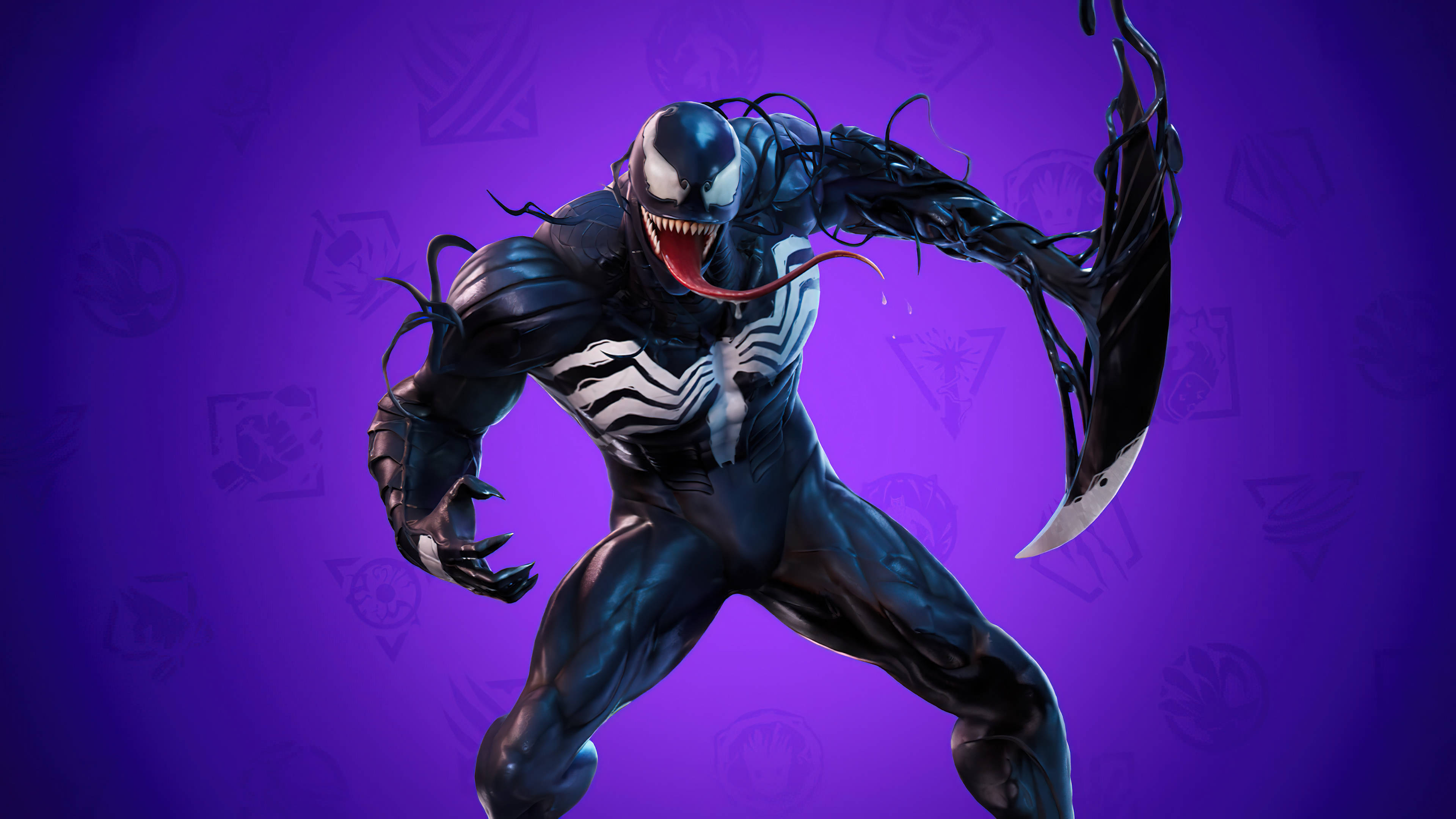 4K Ultra HD Venom, Venom, axe arm, 4K Desktop Wallpaper