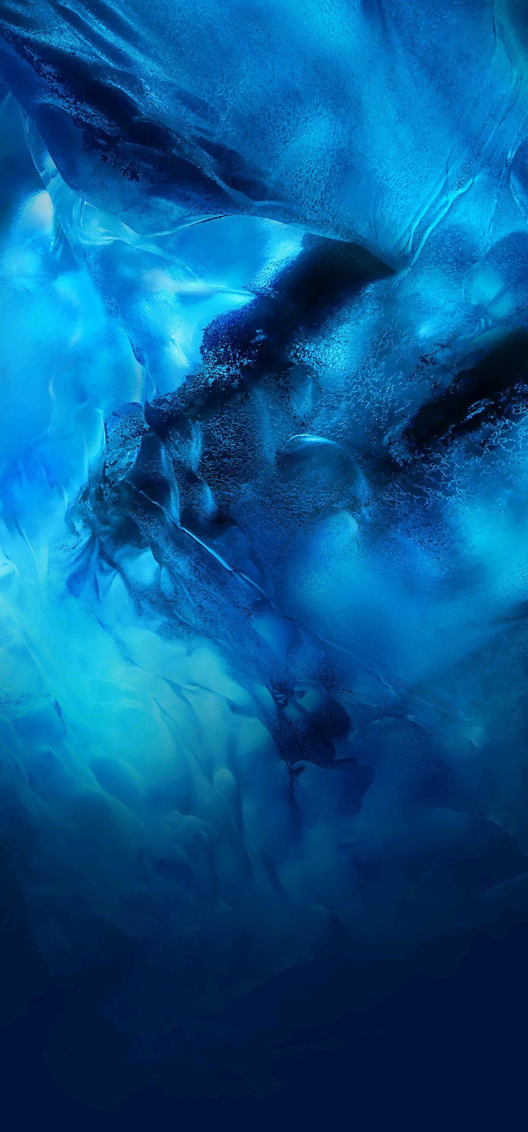 vivo v20, underwater, swirling blue currents, Full HD Phone Wallpaper