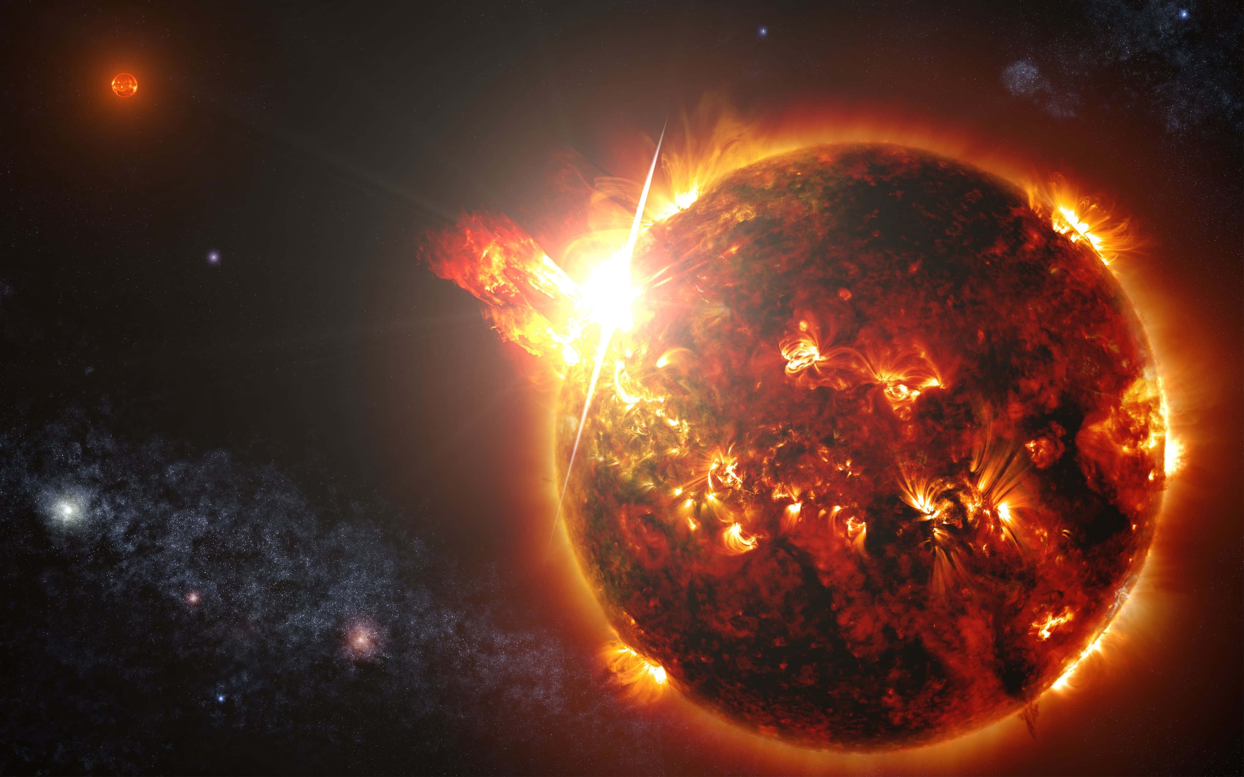 4K Universe, coronal mass ejection, sun, 4K Desktop Wallpaper