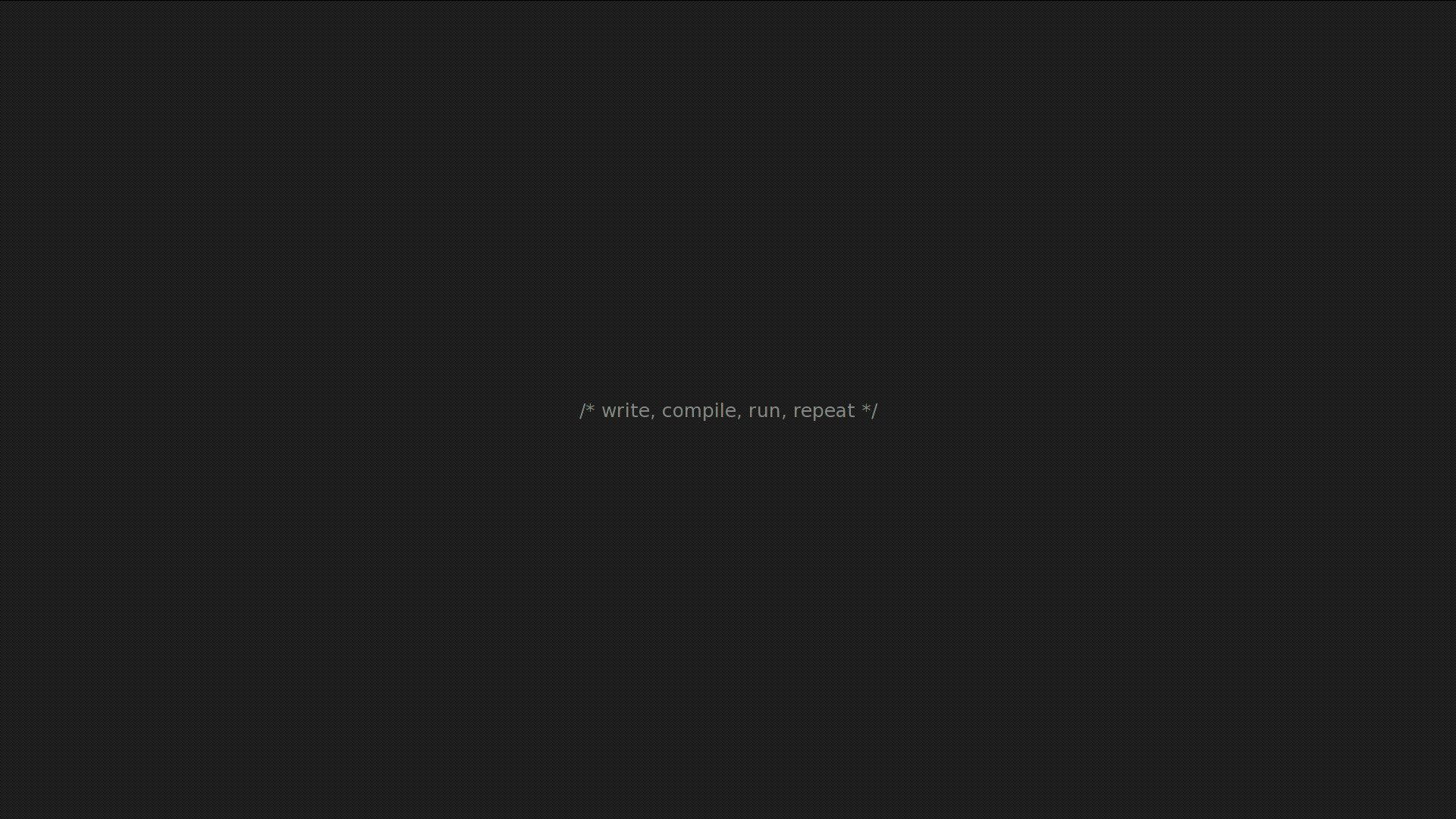 4K Programming Coding Text, dark screen, faint gray code comment, Full HD Desktop Wallpaper
