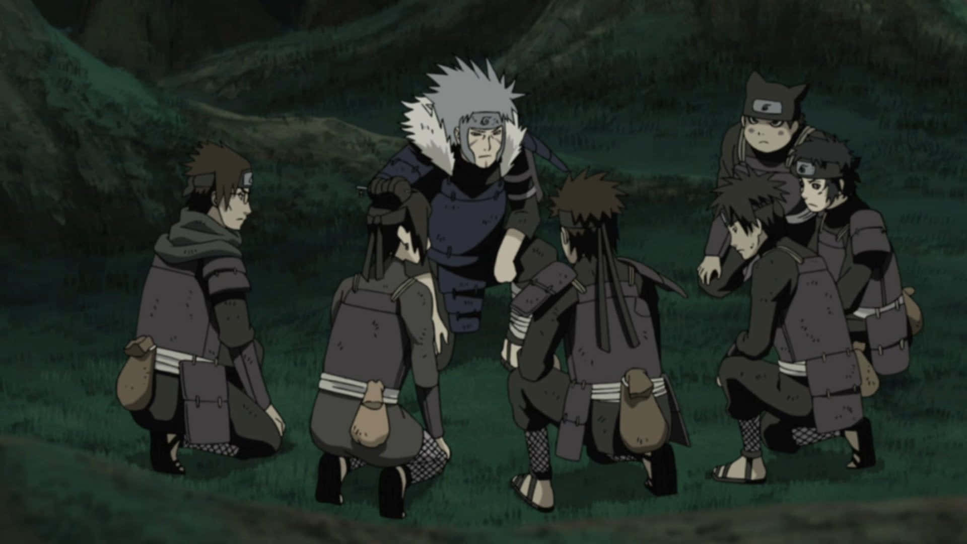 4th Great Ninja War, ninja characters, dark uniforms, Full HD Desktop Wallpaper