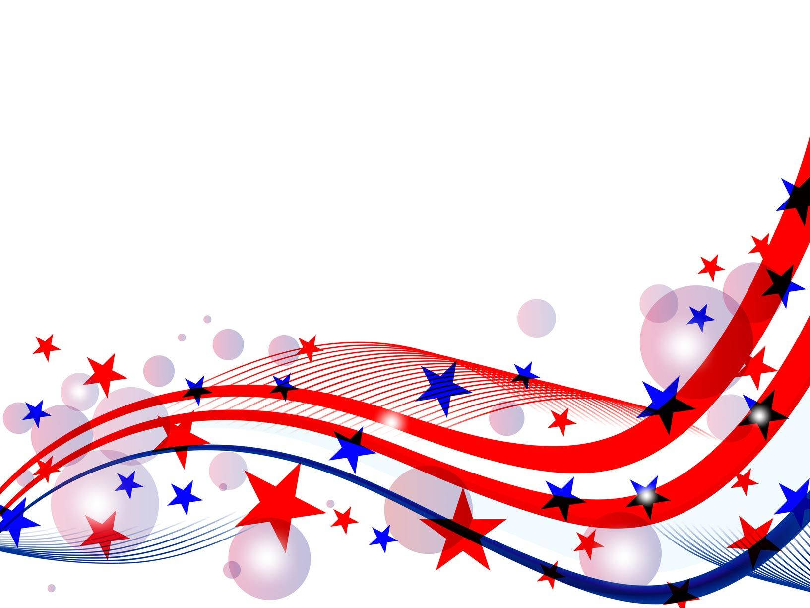 4th of July, red blue and white, stars, HD Desktop Wallpaper