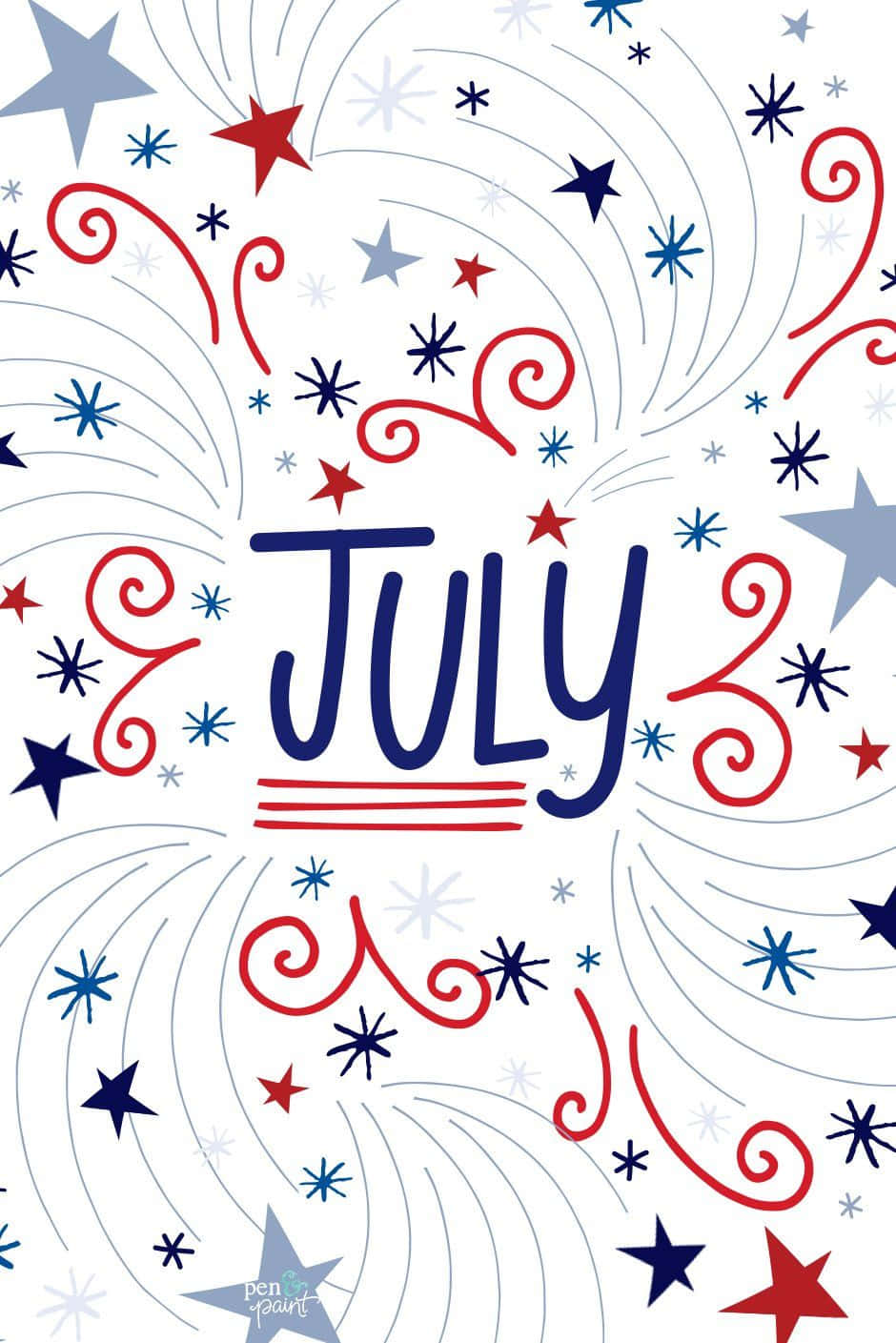 4th of July, fireworks, stars, HD Phone Wallpaper