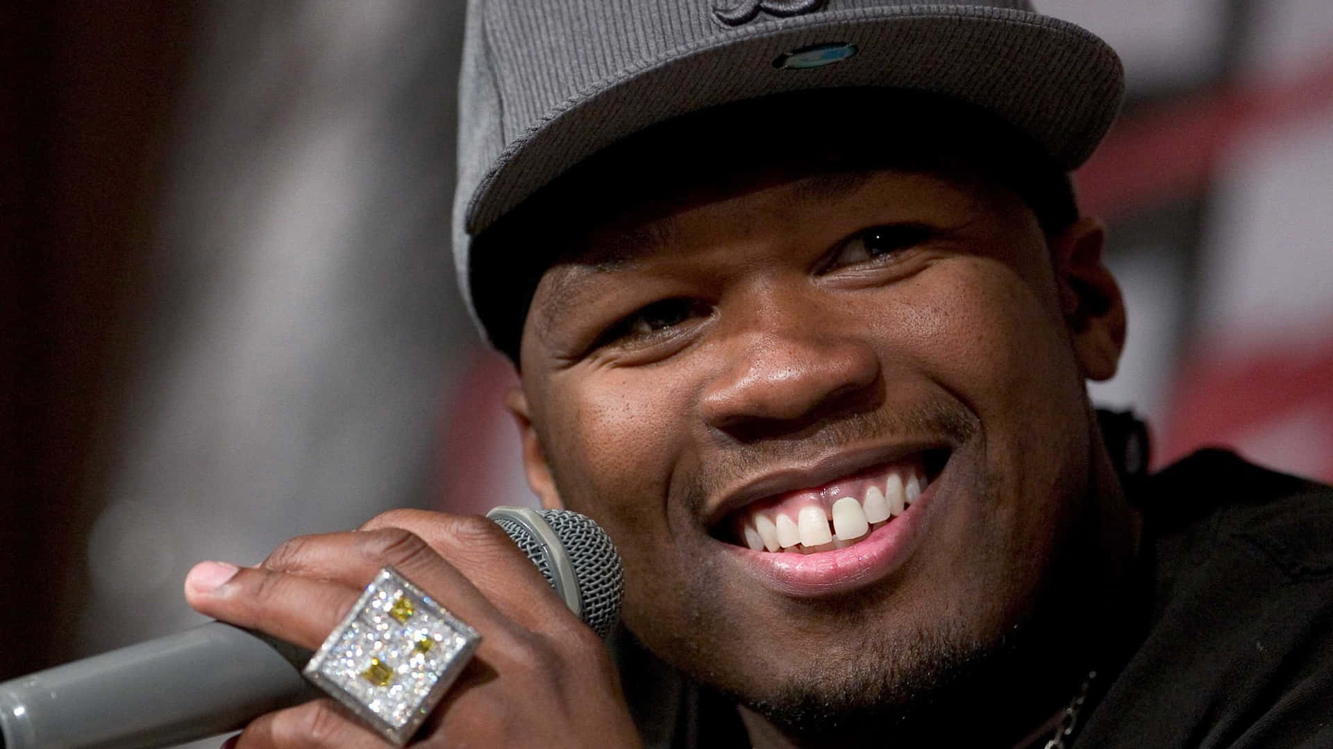 50 Cent, victory pose, live concert, Full HD Desktop Wallpaper
