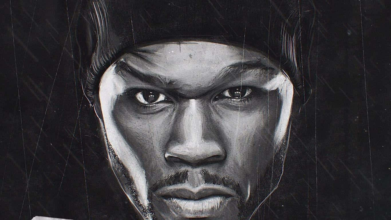 50 Cent, beanie, rain streaks, HD Desktop Wallpaper