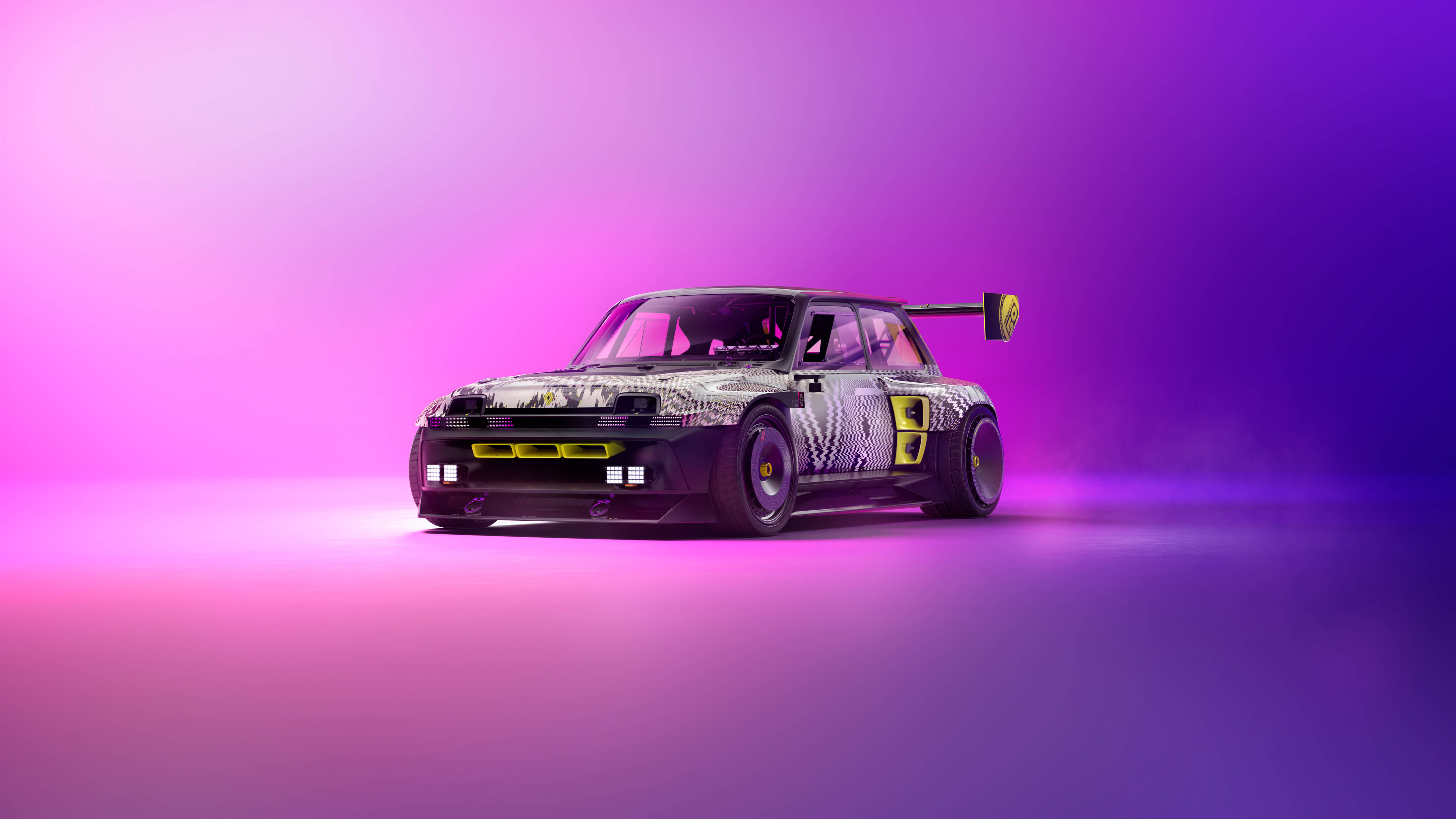 Cyberpunk, 5120x1440, race car, 5K Desktop Wallpaper