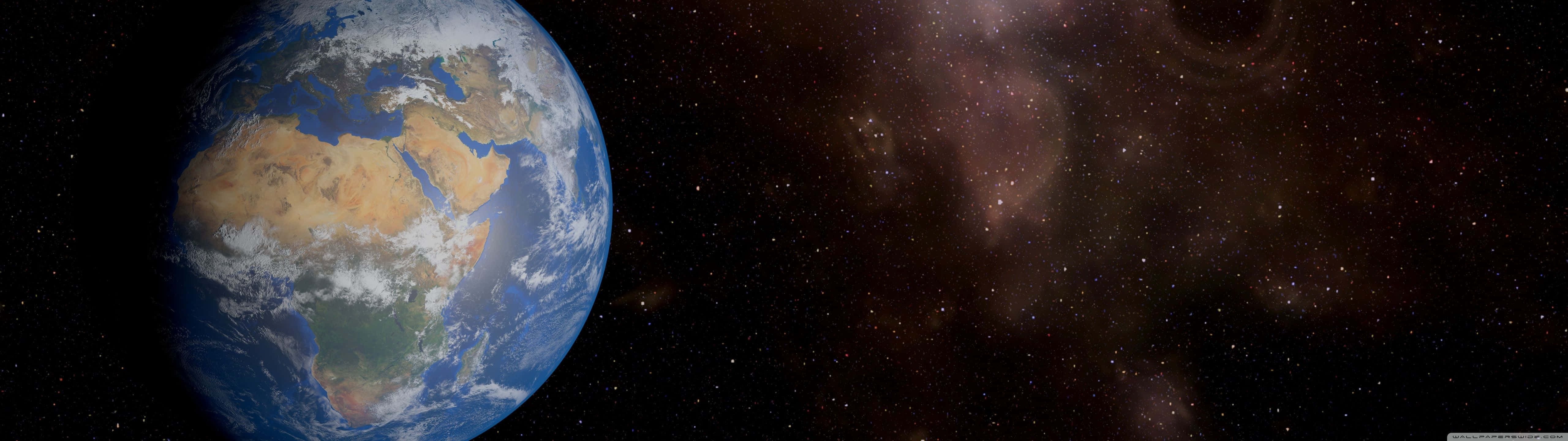 5120x1440, dual screen, Earth, 5K Desktop Wallpaper
