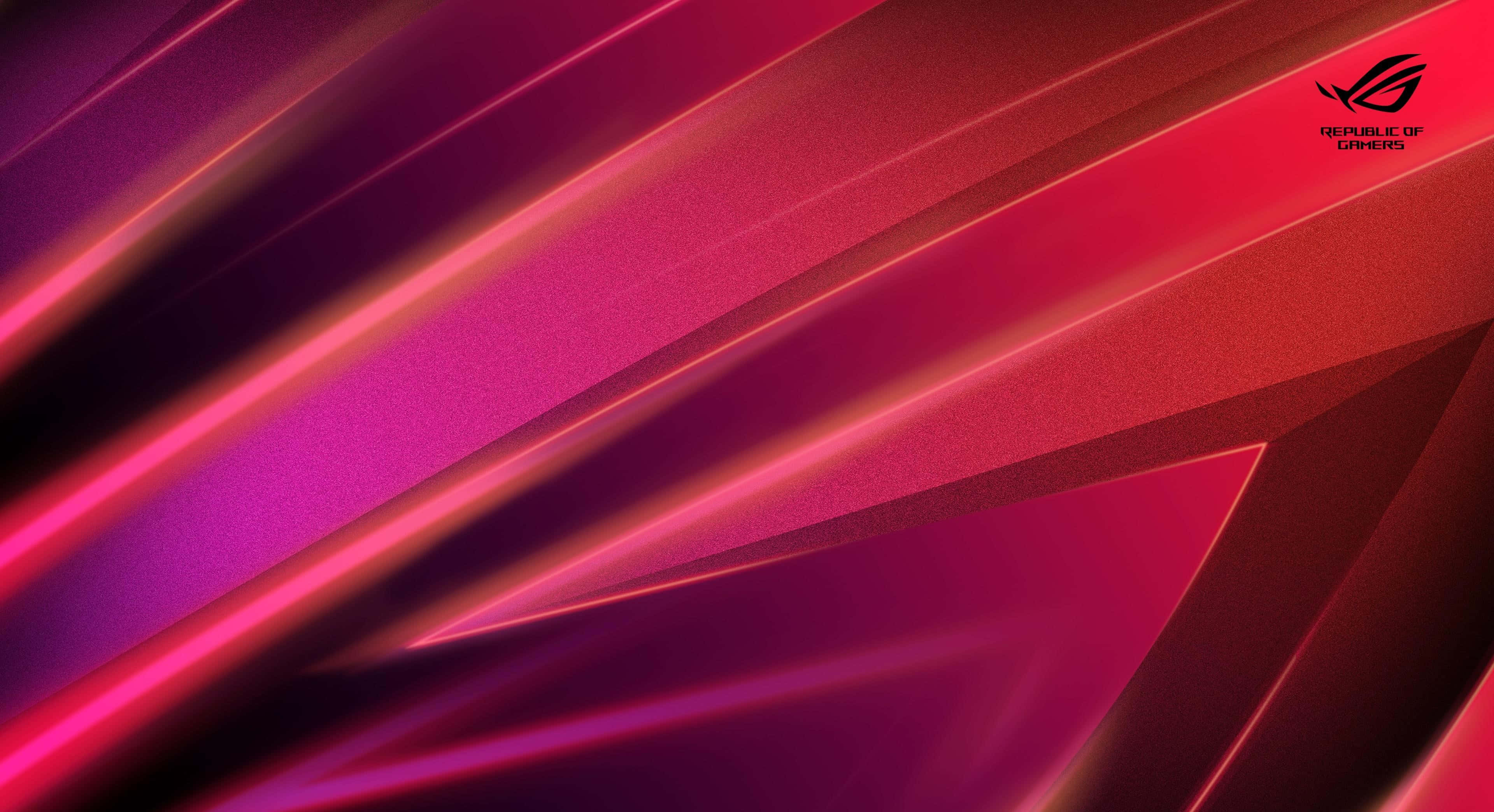 asus rog, neon gaming, magenta, 4K Desktop Wallpaper