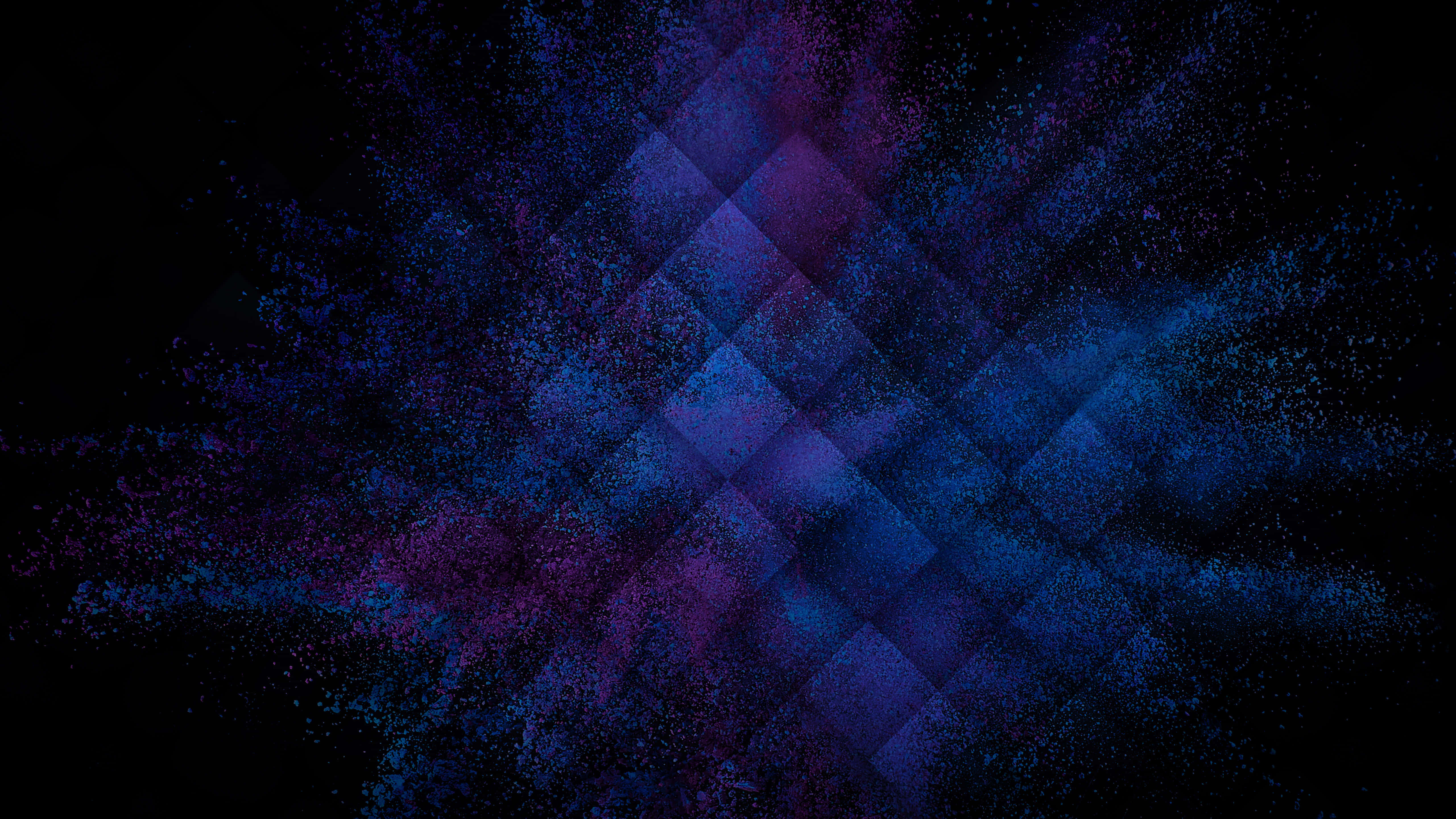 Dark Pattern 5K Desktop, vibrant blue, purple powder, 5K Desktop Wallpaper