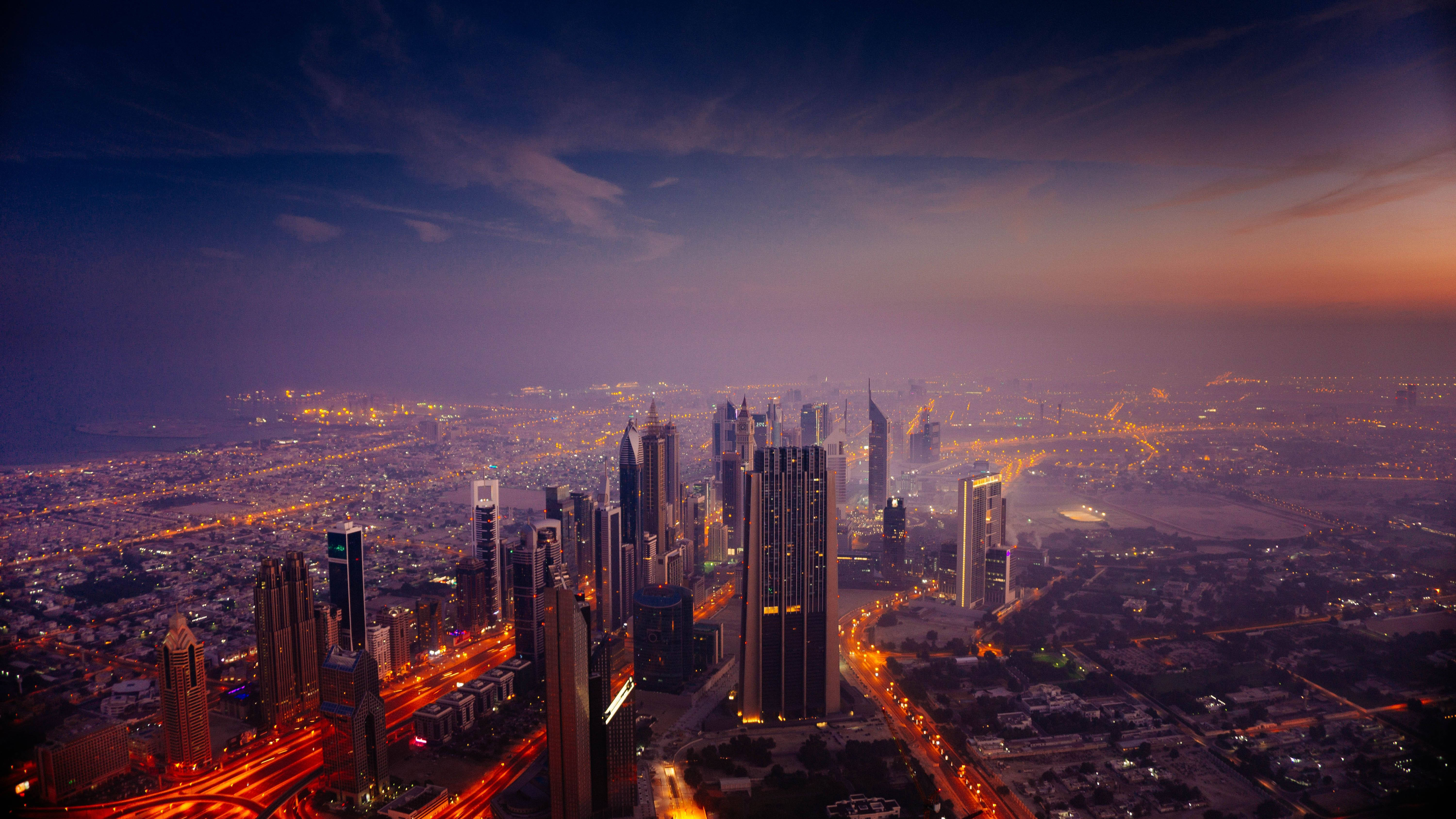 5K HD, city skyline, futuristic city, 5K Desktop Wallpaper