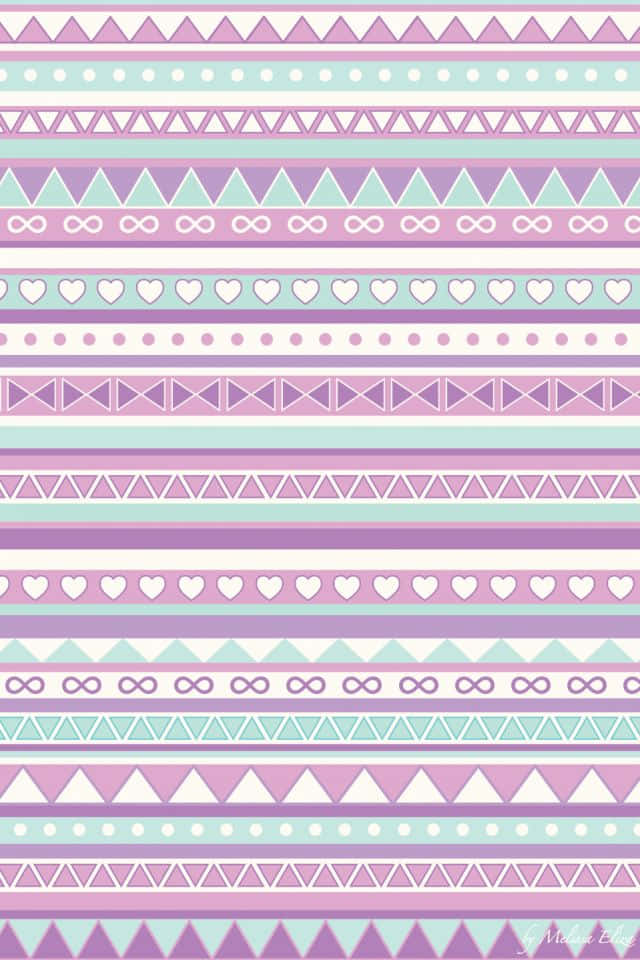 pastel purple, mint green, white, SD Phone Wallpaper