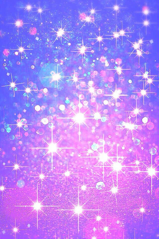 purple, blue, stars, SD Phone Wallpaper