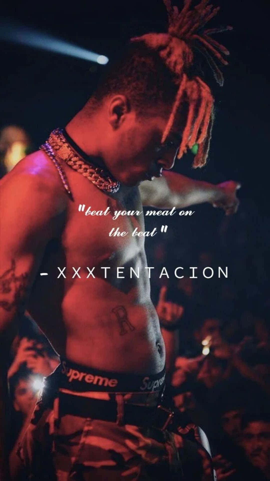 69 Rapper, dreadlocks, red lights, Full HD Phone Wallpaper