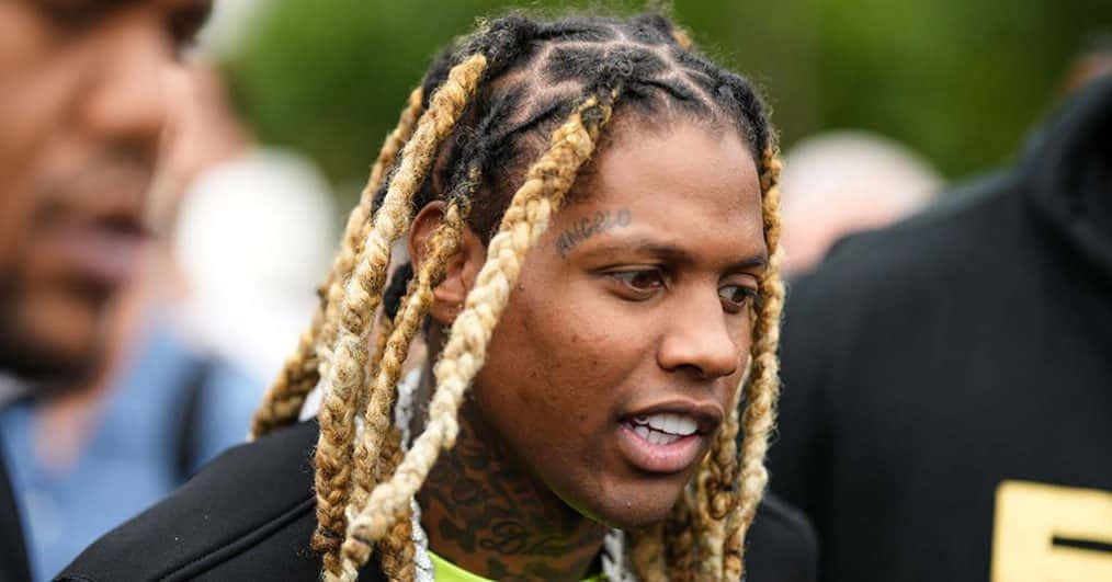 blonde dreadlocks, black jacket, tattoos on neck and face, SD Desktop Wallpaper