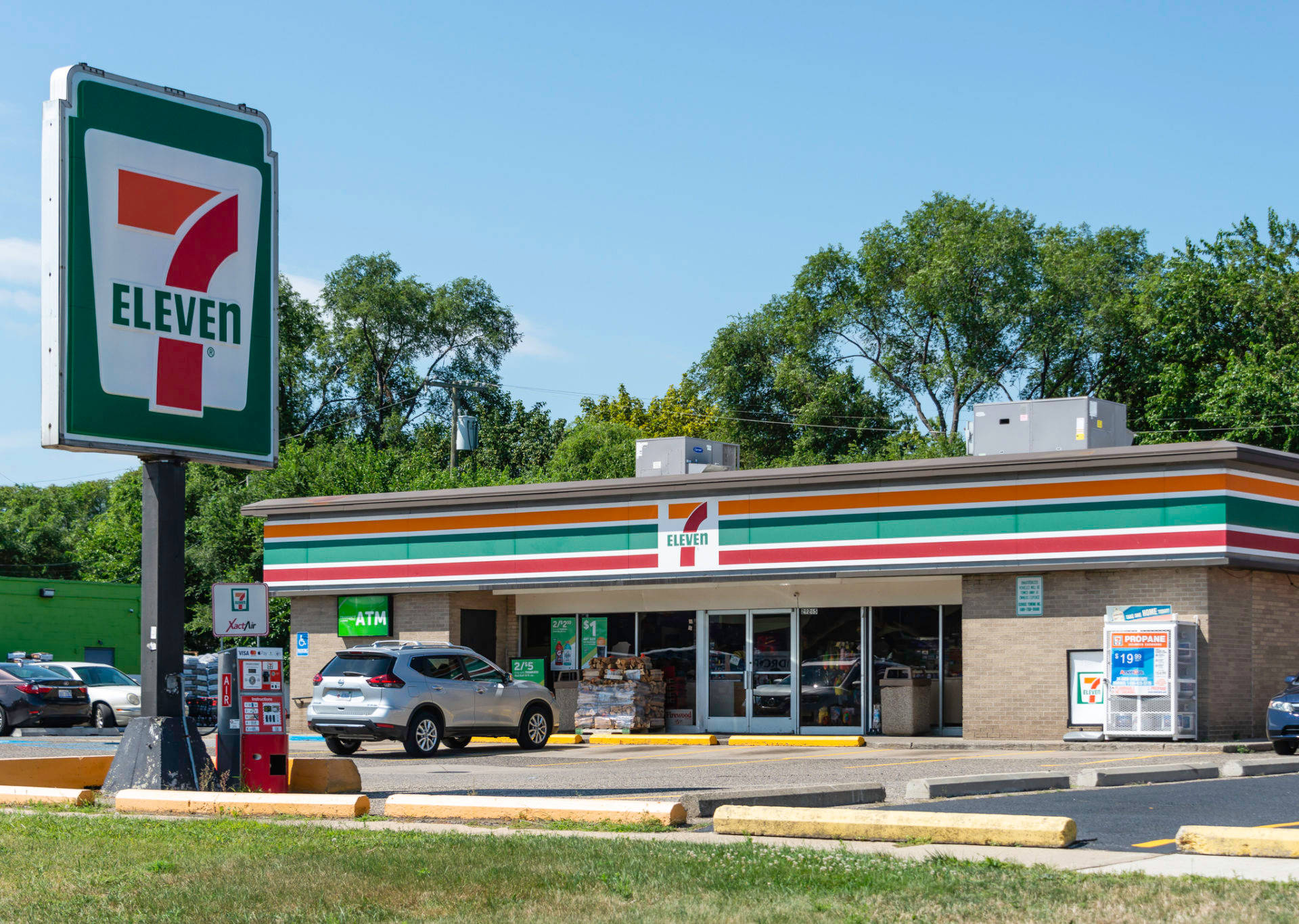 7-Eleven, convenience store, large sign, Full HD Desktop Wallpaper