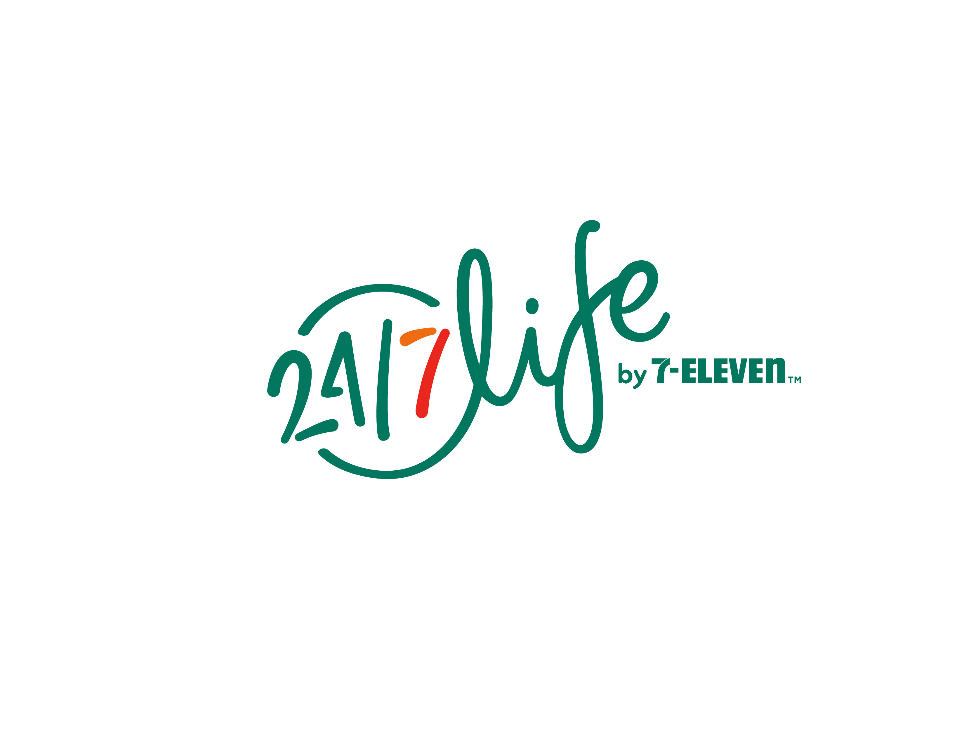 7-Eleven, 24/7 life, green, 2K Desktop Wallpaper