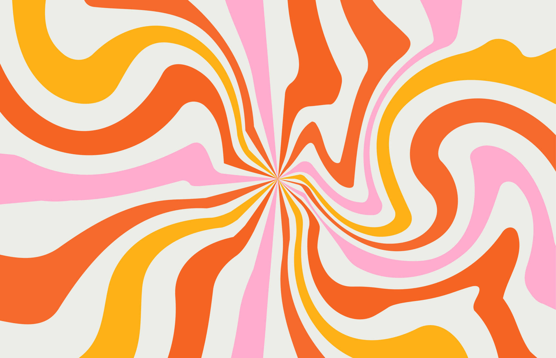 70s, pink, orange, Full HD Desktop Wallpaper