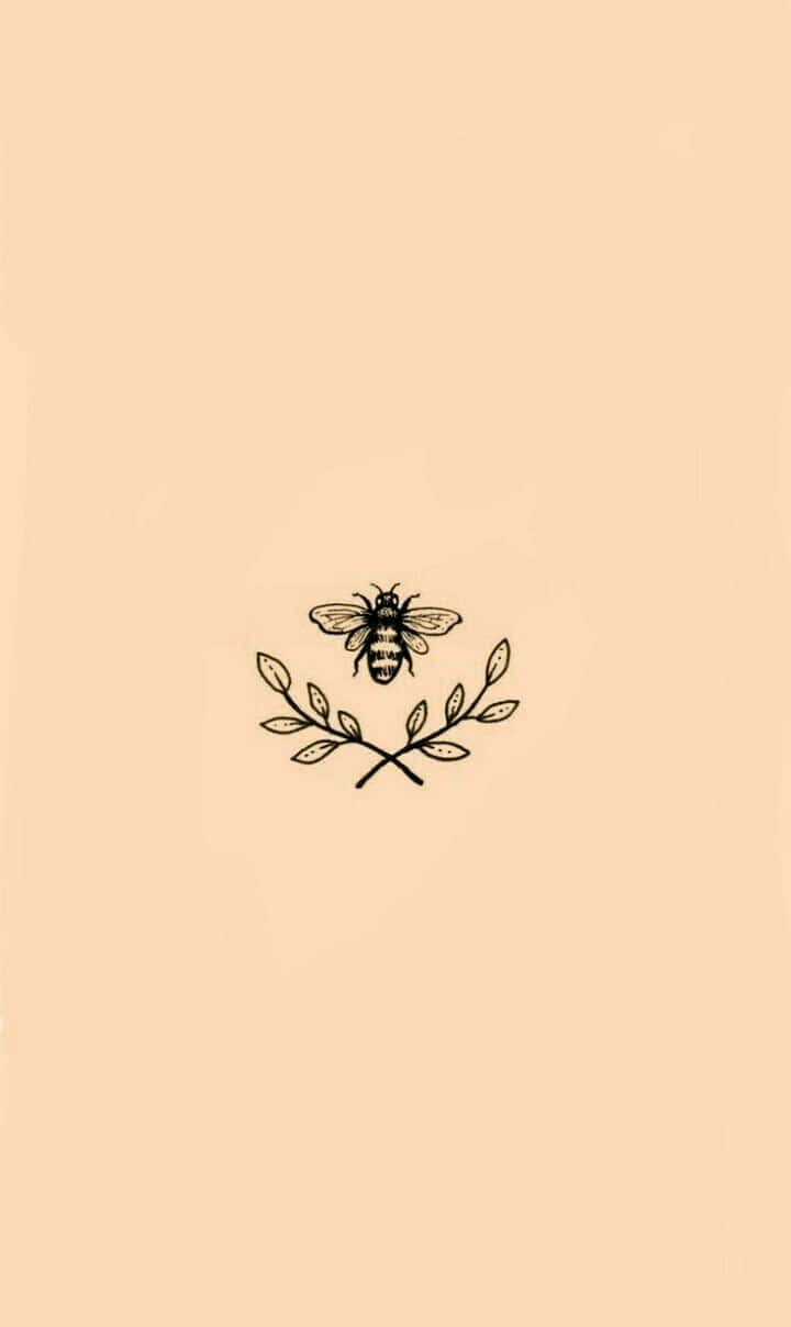 720x1208, black line drawing, bee, SD Phone Wallpaper