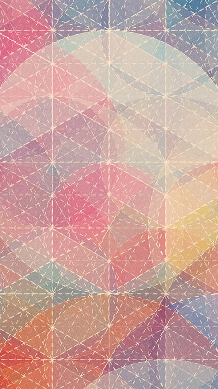 720x1280, pastel triangles, intersecting lines, HD Phone Wallpaper