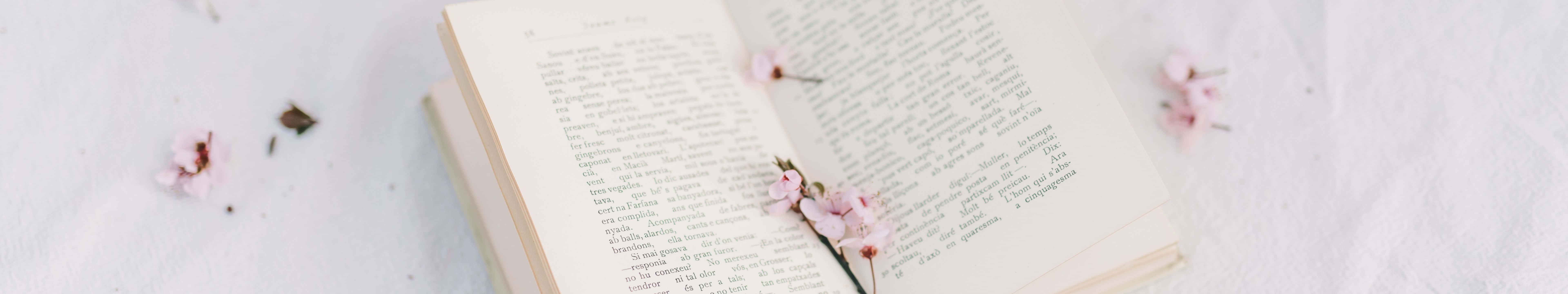 7680 X 1440, open book, white surface, 8K Desktop Wallpaper