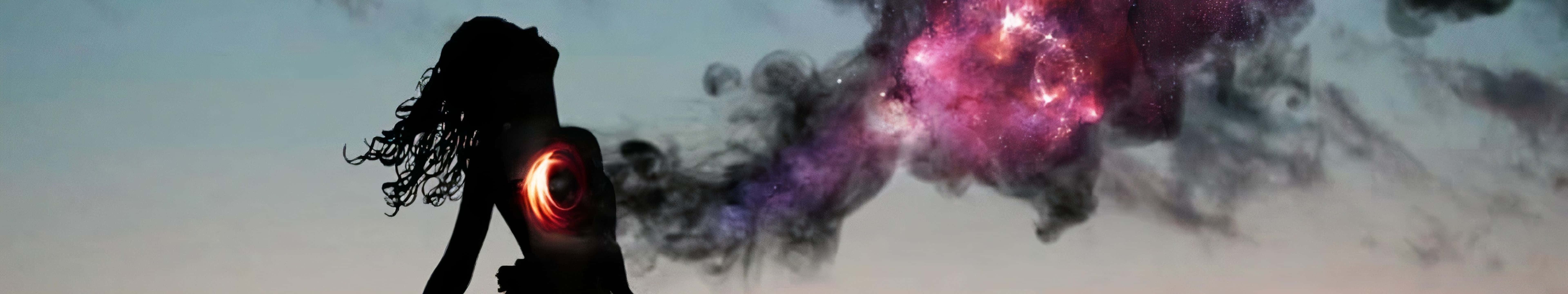 7680 X 1440, twilight sky, cosmic nebulae, 8K Desktop Wallpaper