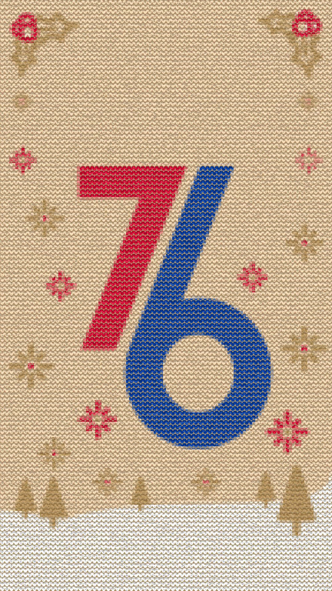 76ers, iPhone, red and blue, Full HD Phone Wallpaper