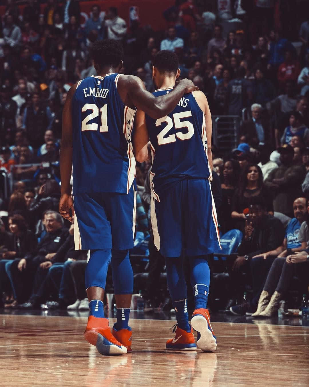 76ers, iPhone, blue jerseys, HD Phone Wallpaper