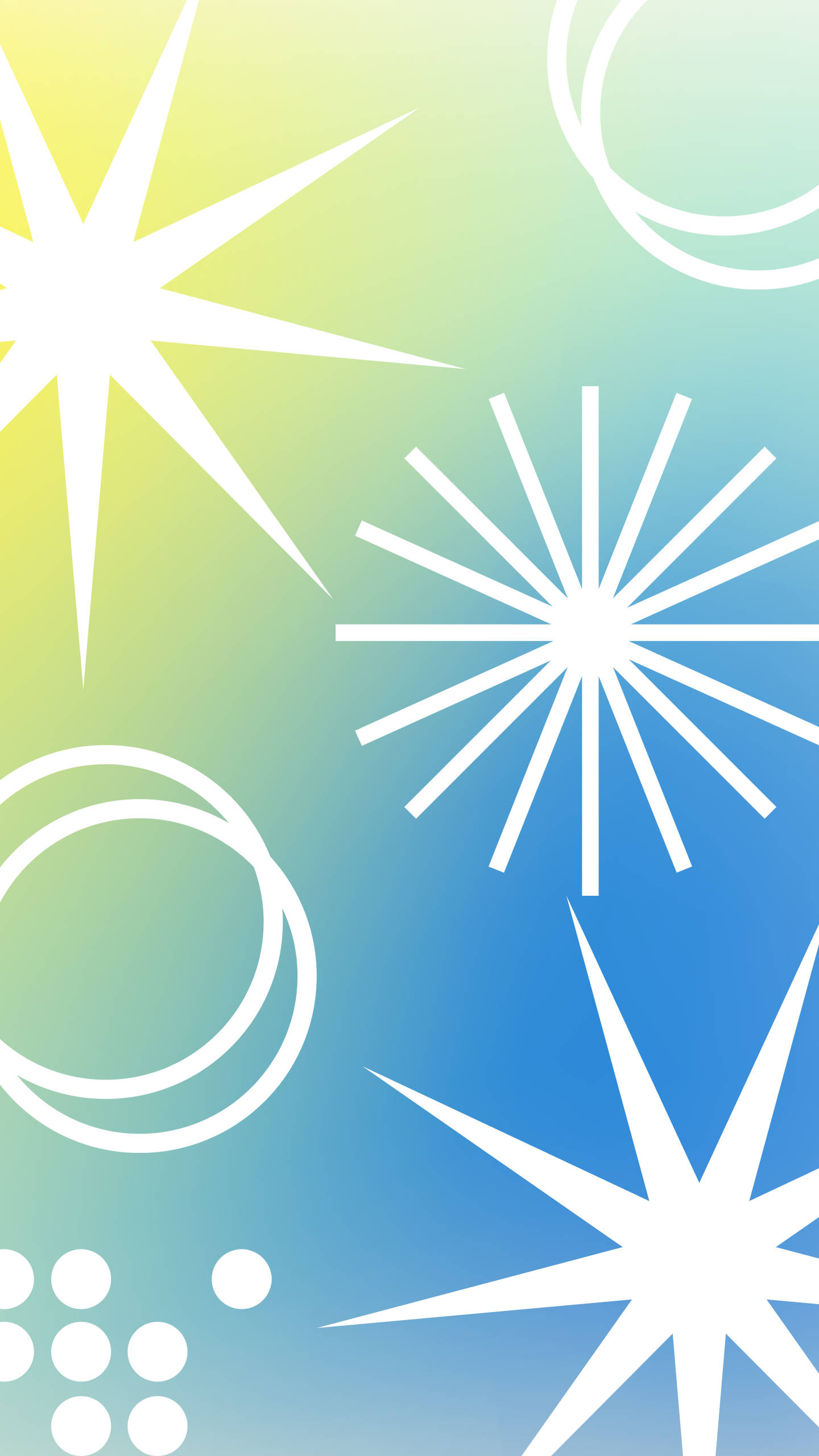 80s Retro Vintage, geometric starburst, circle shapes, 2K Phone Wallpaper