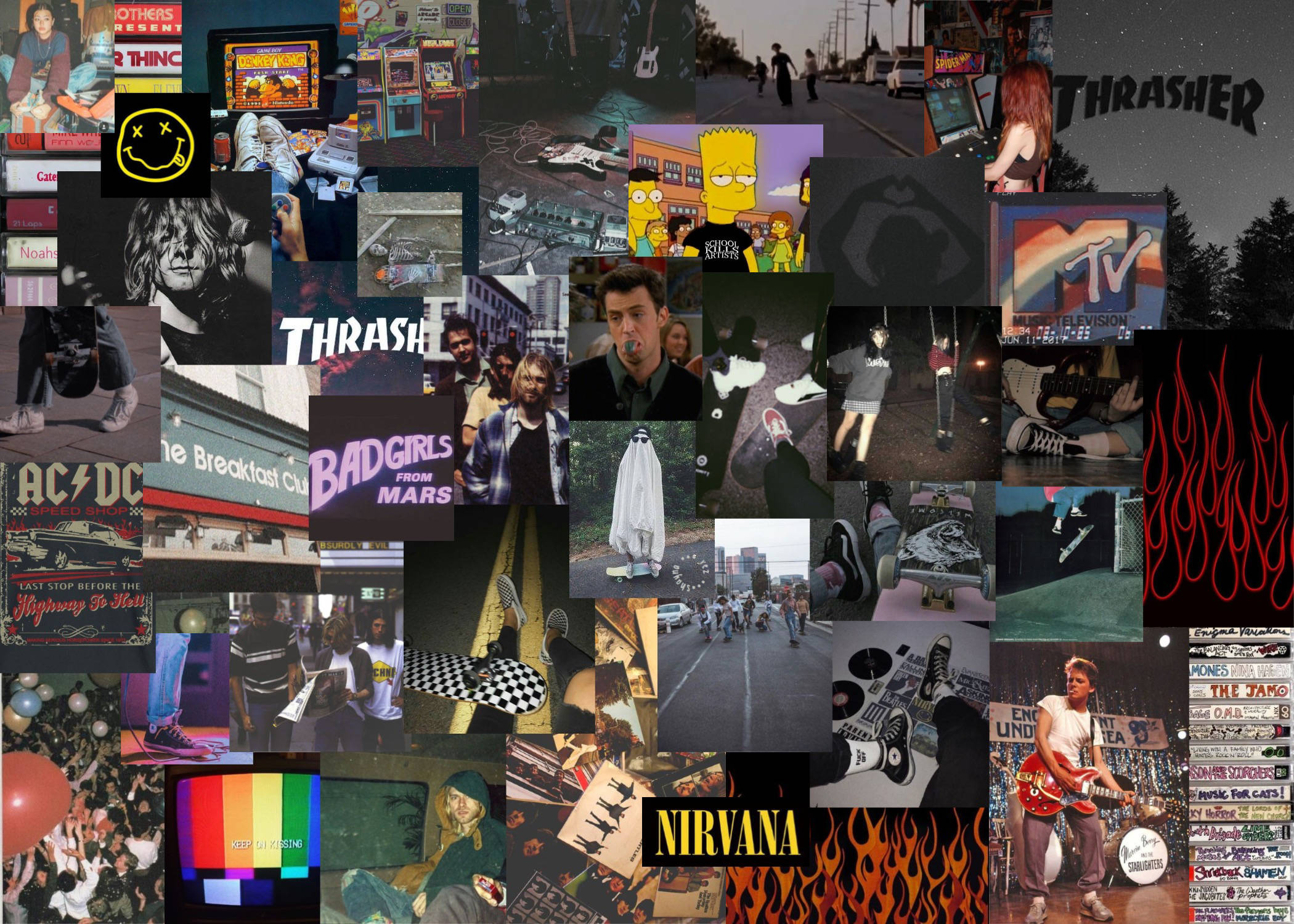 80s Rock, punk rock culture, band logos, Full HD Desktop Wallpaper