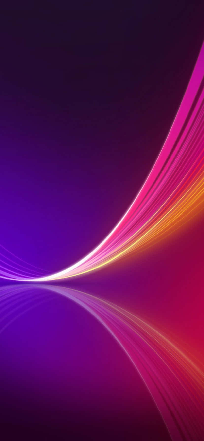 neon streaks, pink orange, purple, HD Phone Wallpaper