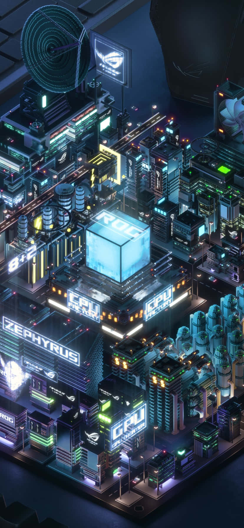 828x1792, neon lights, glowing motherboard, HD Phone Wallpaper