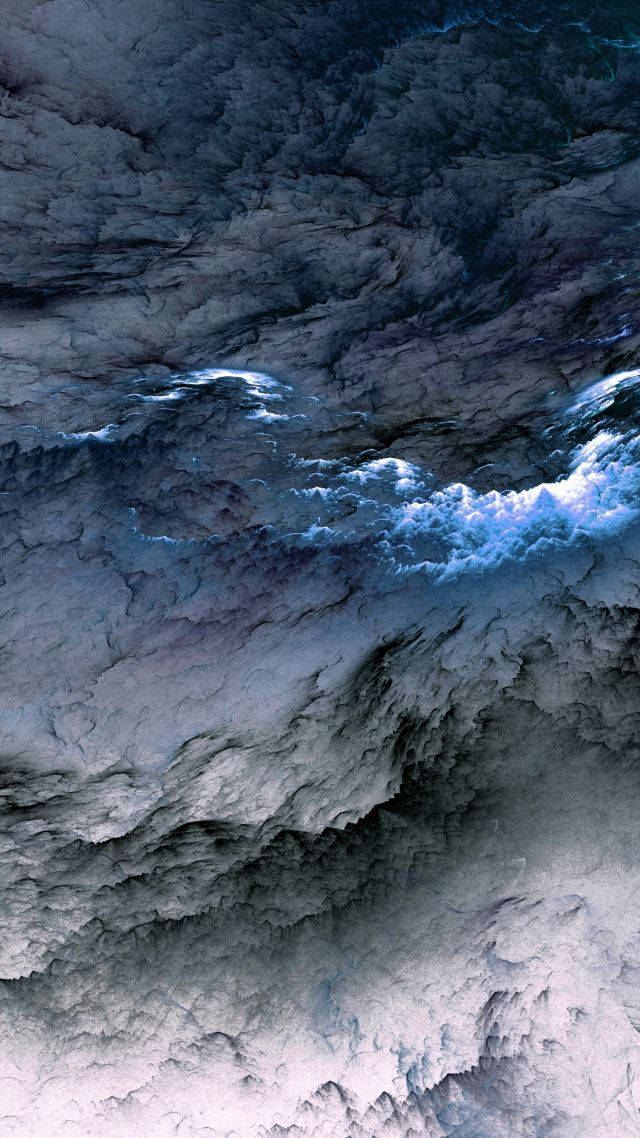 8K iPhone, rock formations, ocean waves, SD Phone Wallpaper