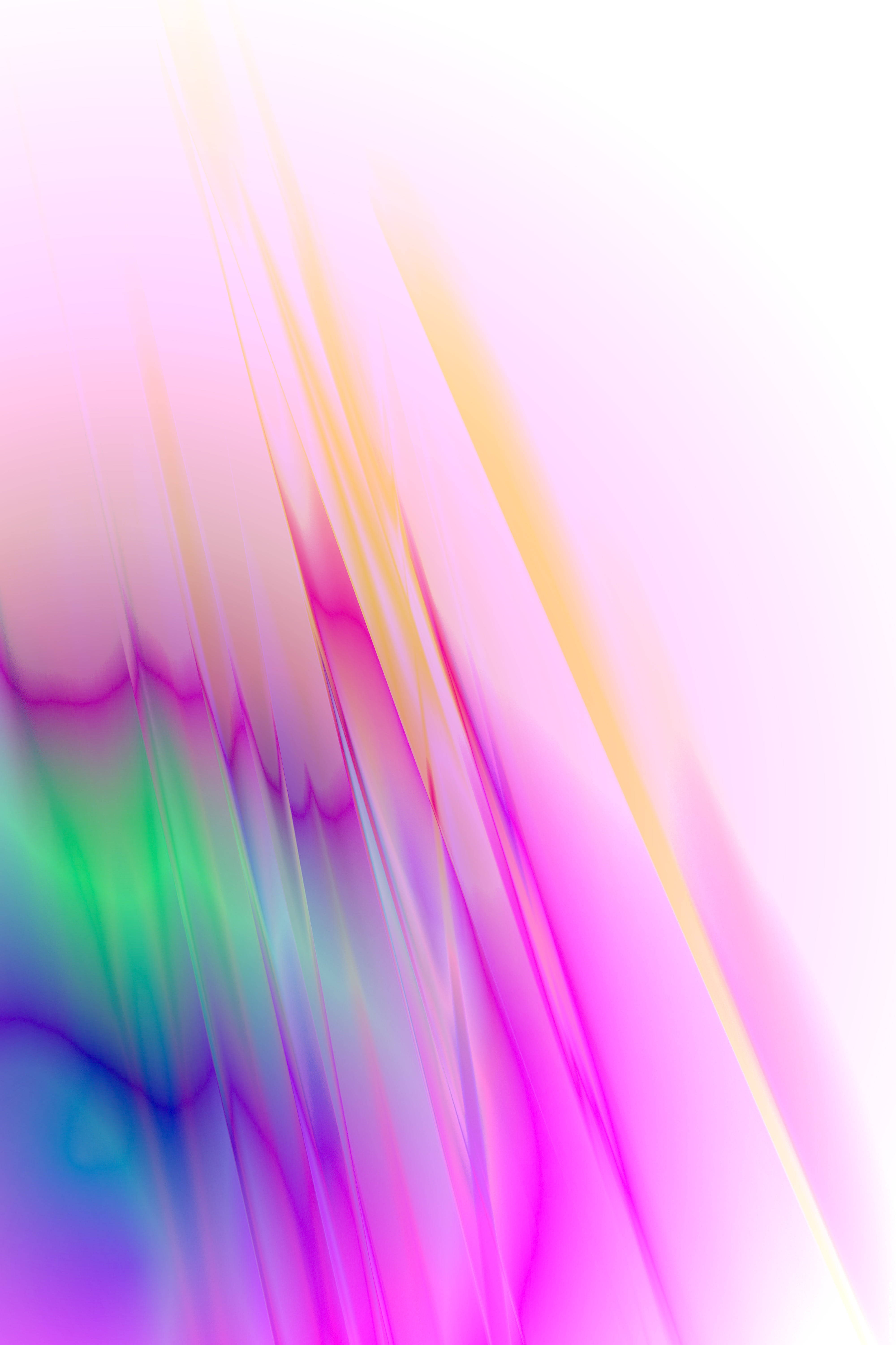 rainbow prism 8k phone, pink, yellow, 5K Phone Wallpaper