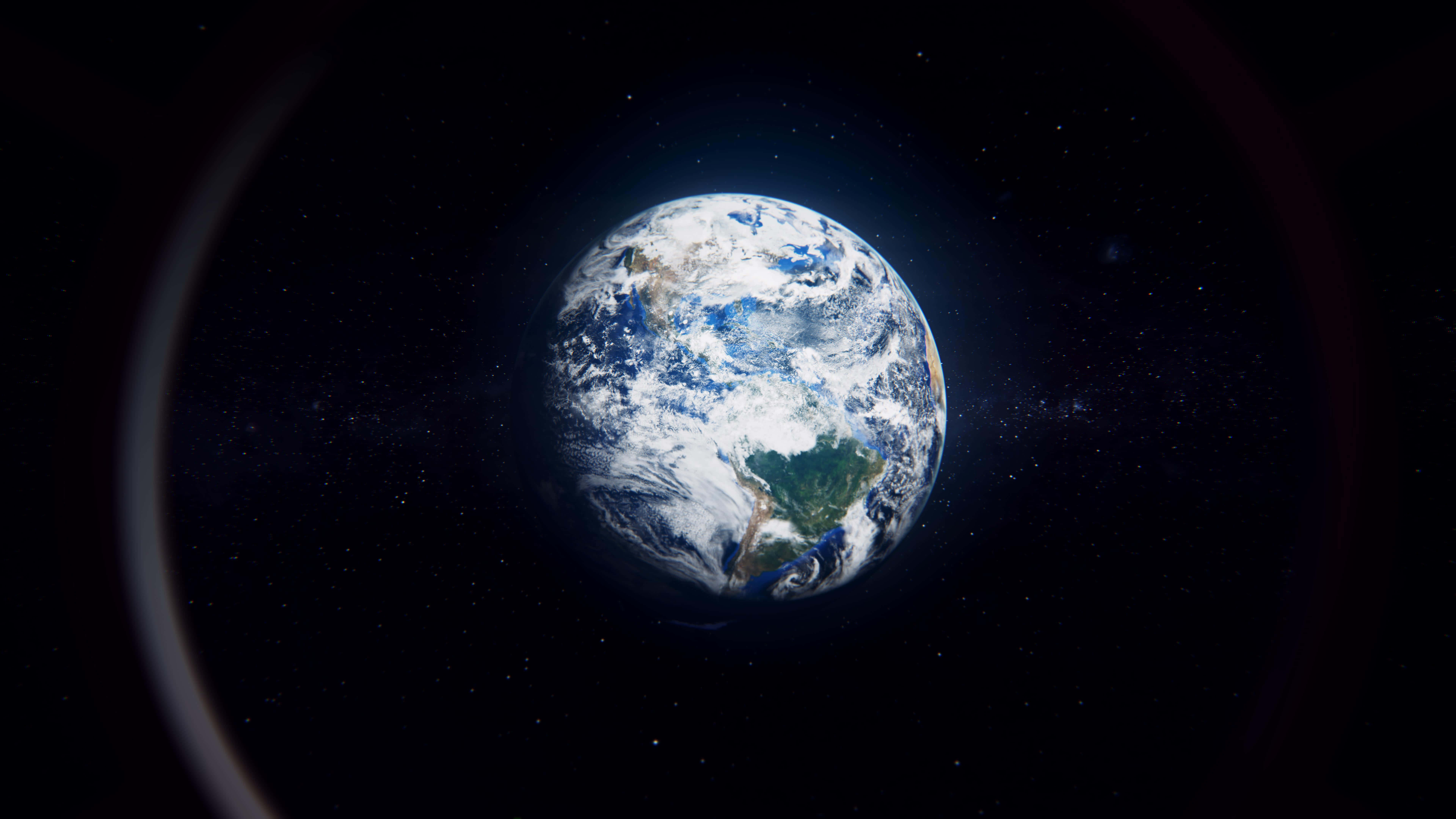 8K Space, Earth, swirling clouds, 8K Desktop Wallpaper