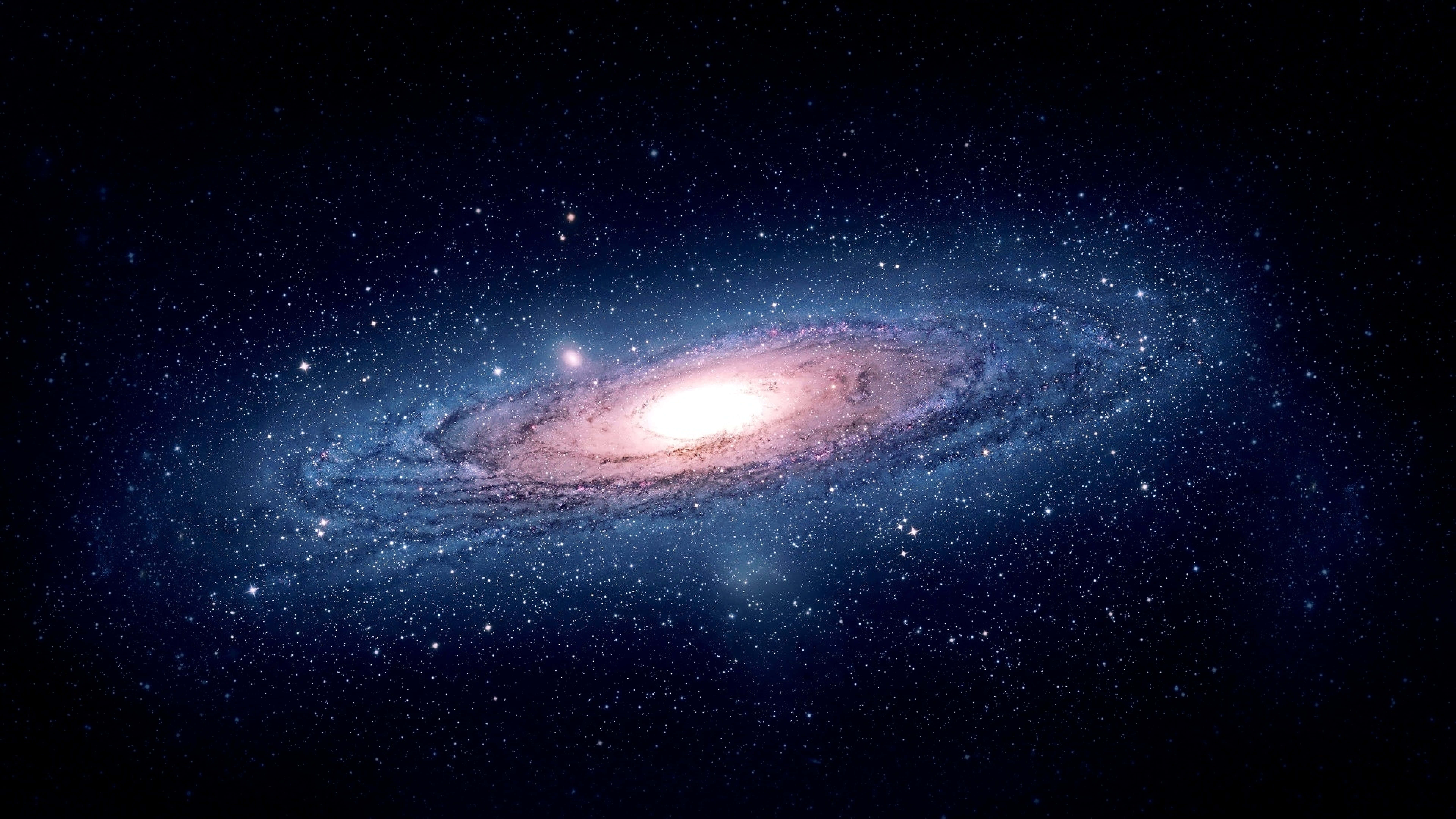 8K Space, spiral galaxy, pink and blue hues, 8K Desktop Wallpaper