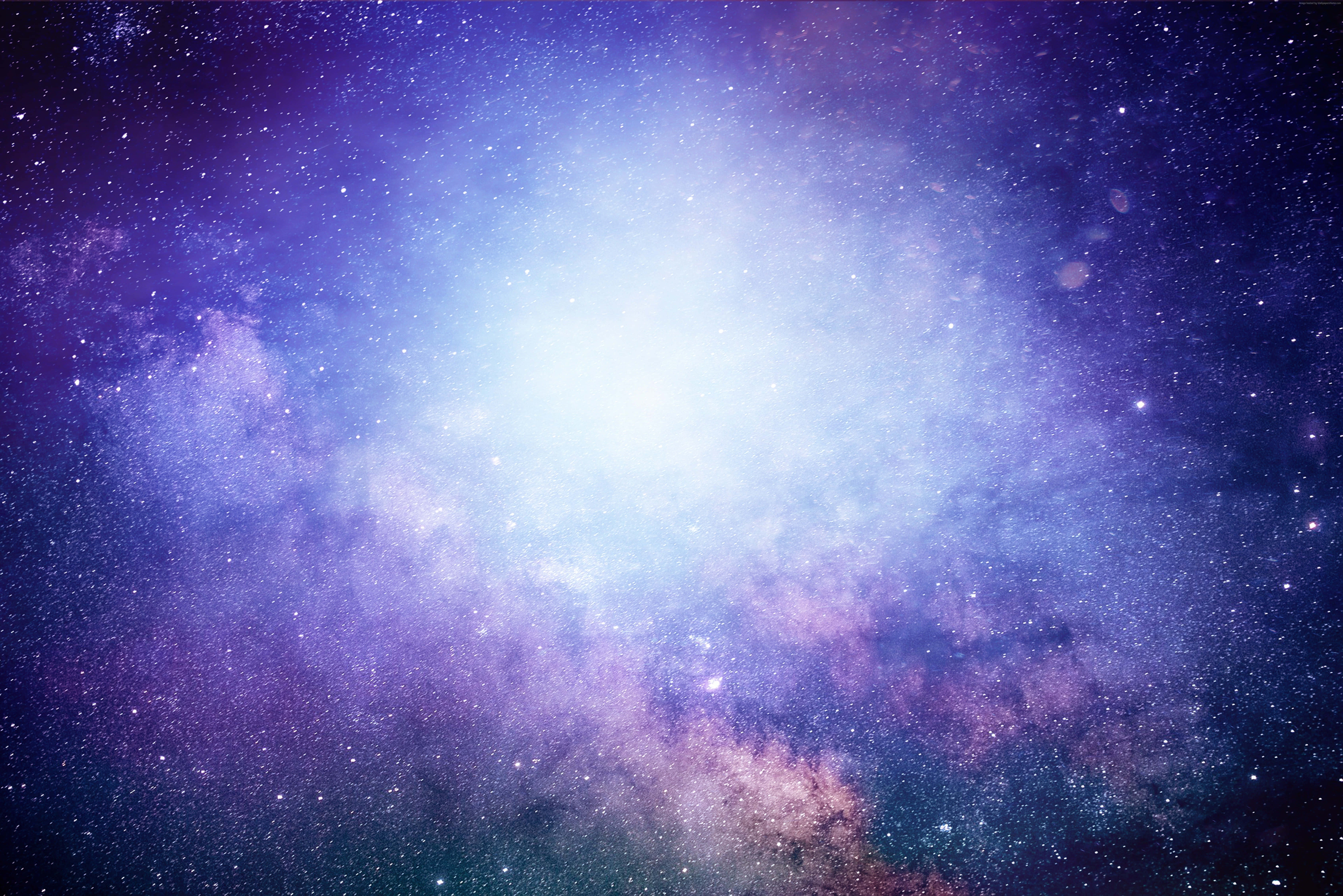 8K Space, cosmic nebula, purple and blue hues, 5K Desktop Wallpaper