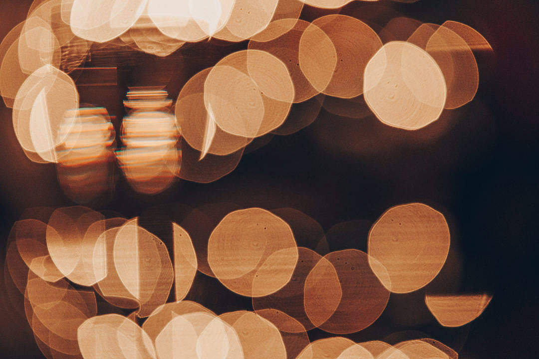 8K Ultra HD, orange bokeh lights, warm golden bokeh, SD Desktop Wallpaper