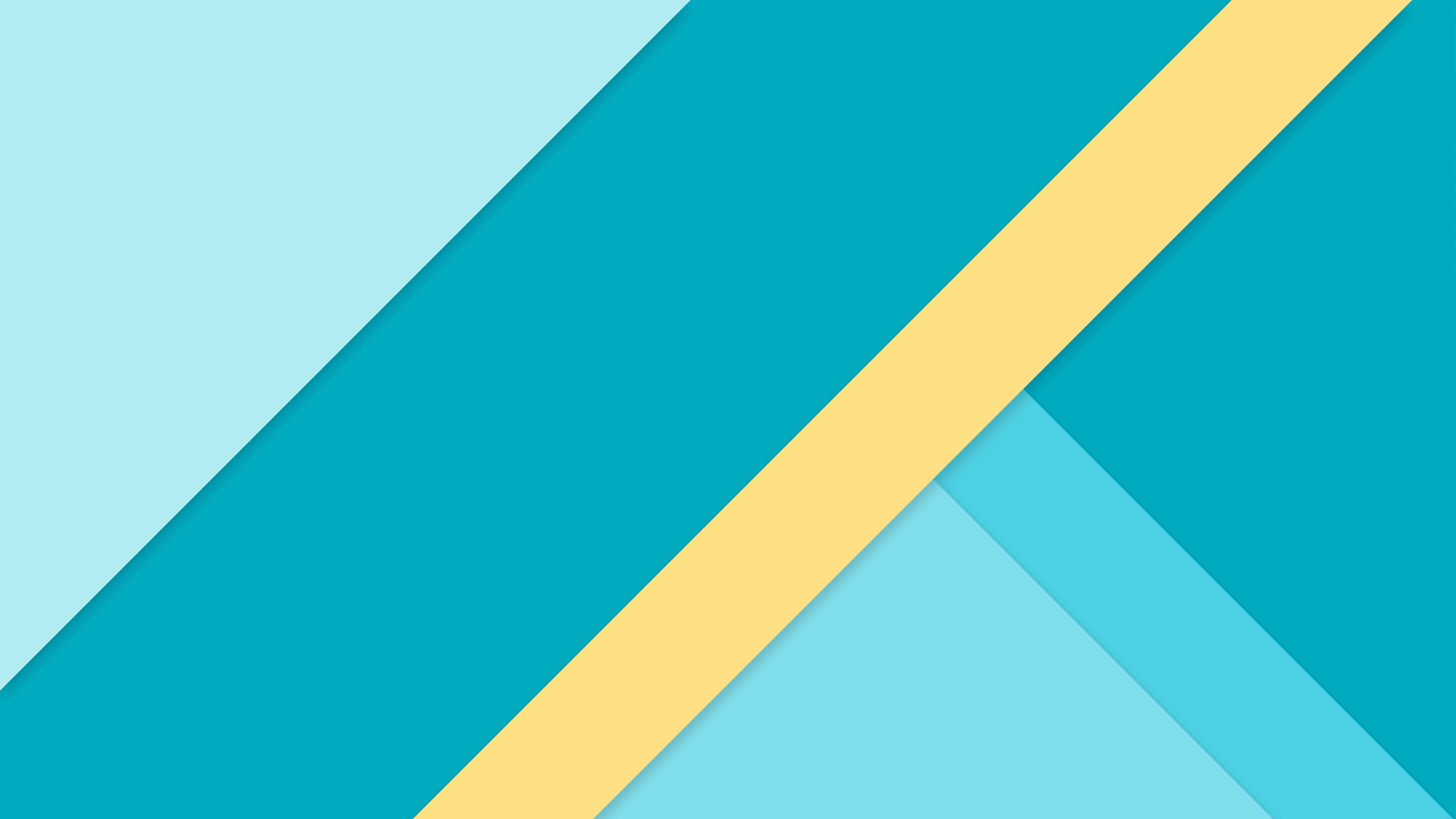 8K Ultra HD, geometric material design, teal blue, 8K Desktop Wallpaper