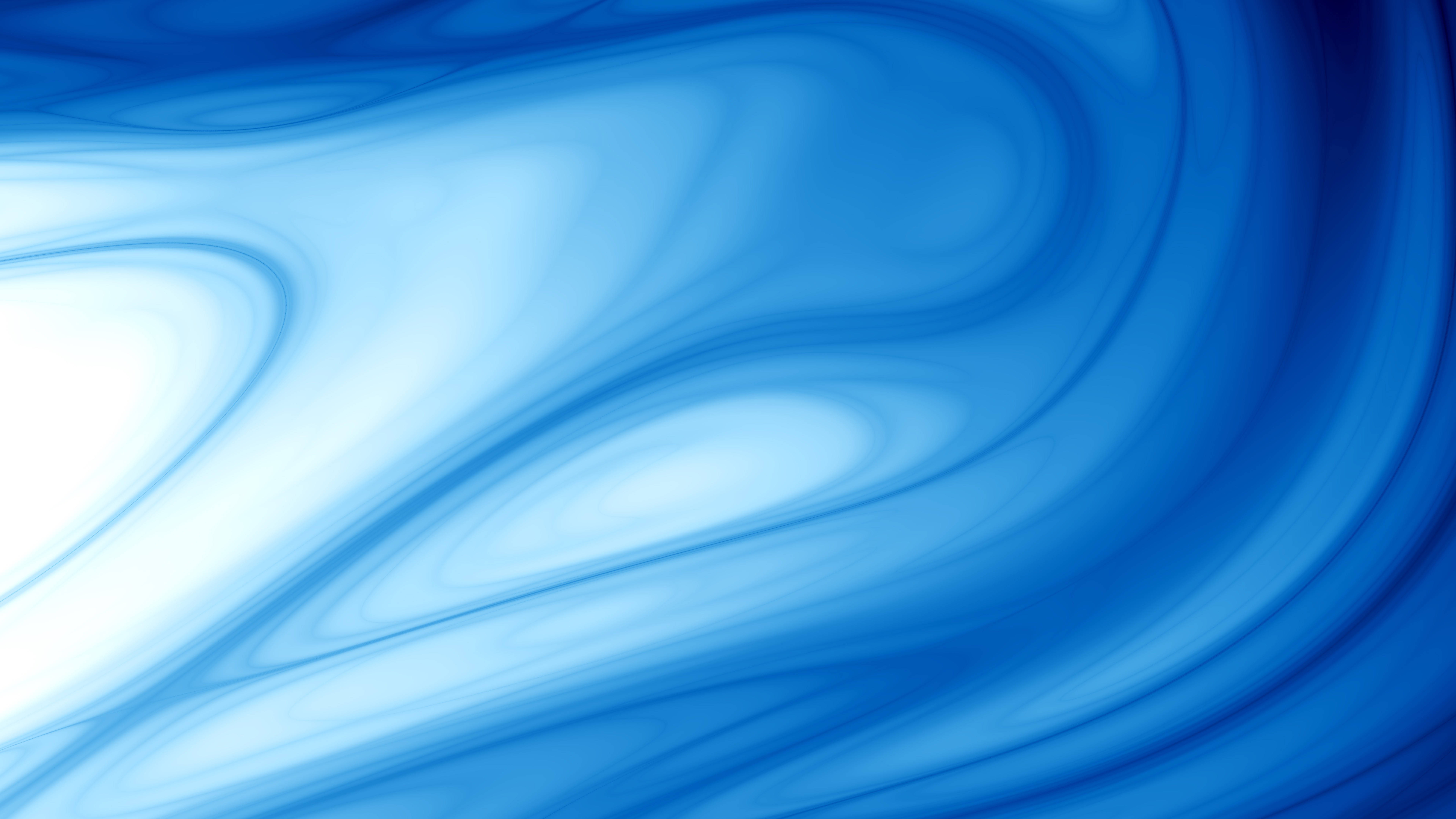 8K Ultra HD, abstract swirly waves, deep to light blue gradients, 8K Desktop Wallpaper