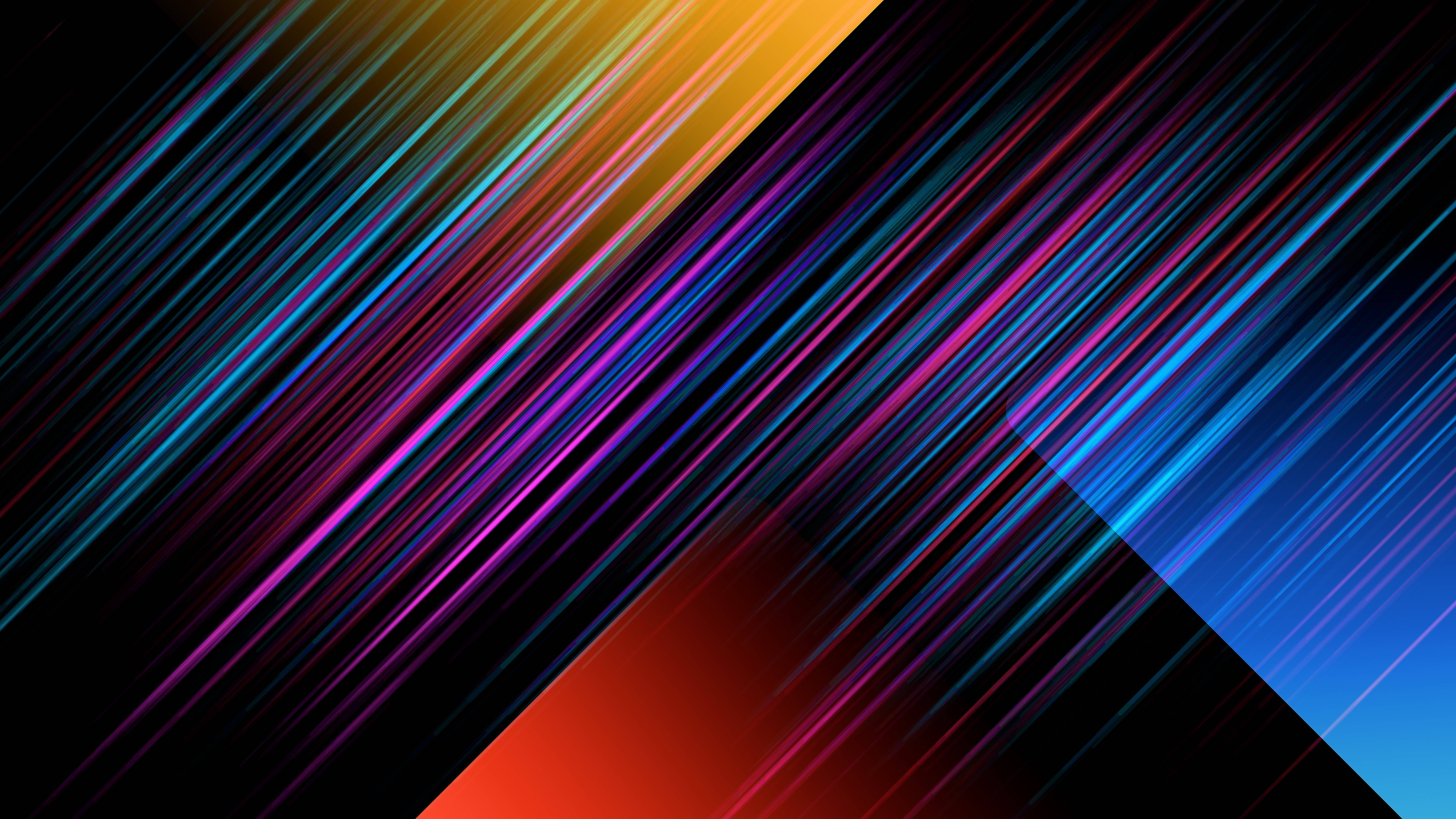 8K Ultra HD, rainbow colors, diagonal streaks, 8K Desktop Wallpaper