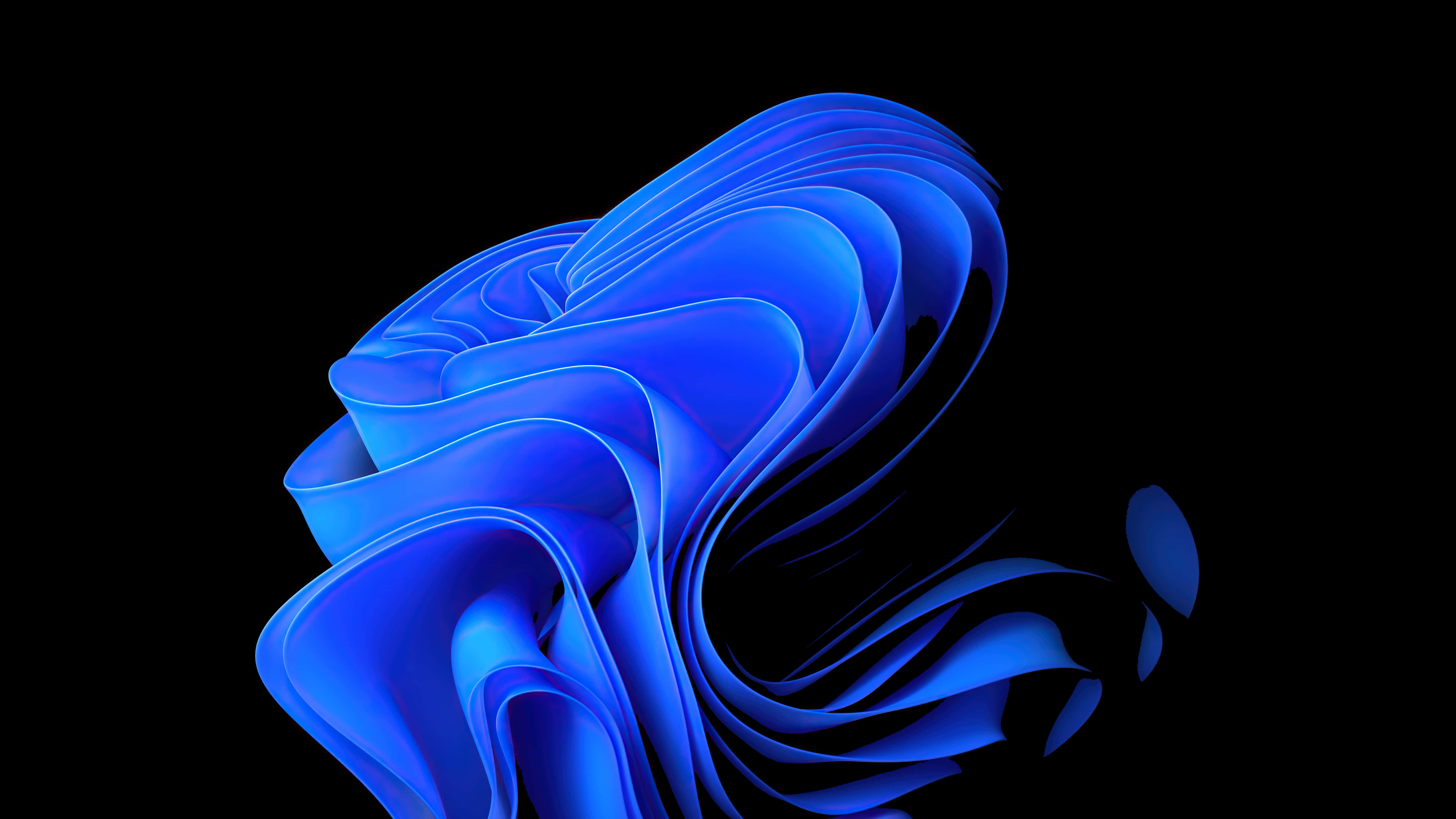 8K Ultra HD, Amoled, blue abstract sculpture, 5K Desktop Wallpaper