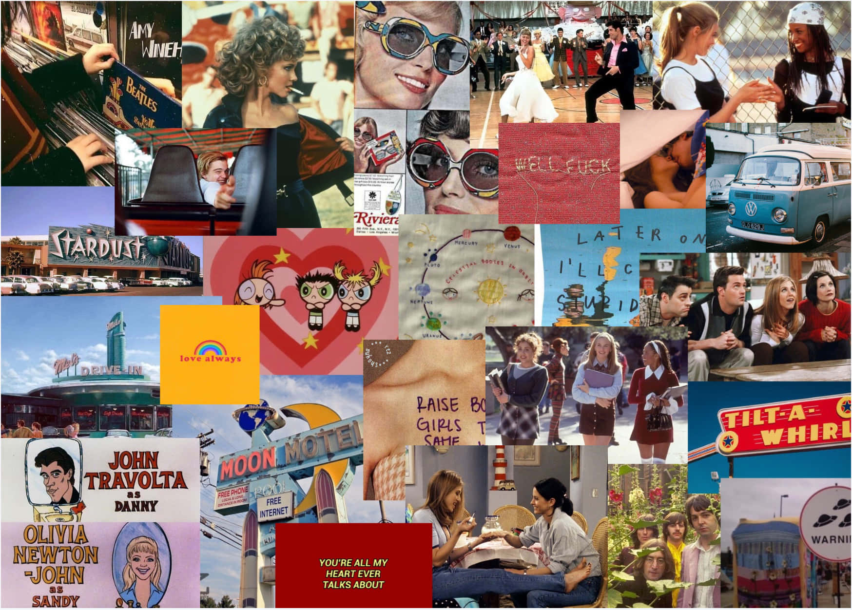 90s Aesthetic Laptop, Beatles memorabilia, 1970s fashion, HD Desktop Wallpaper