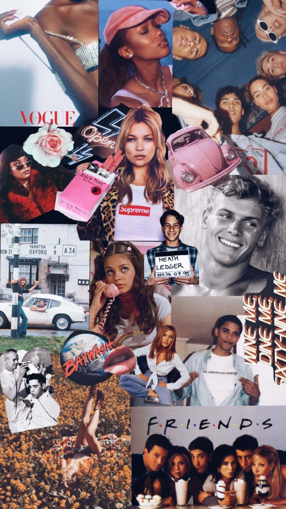 90s Style, pop culture icons, fashion moments, Full HD Phone Wallpaper