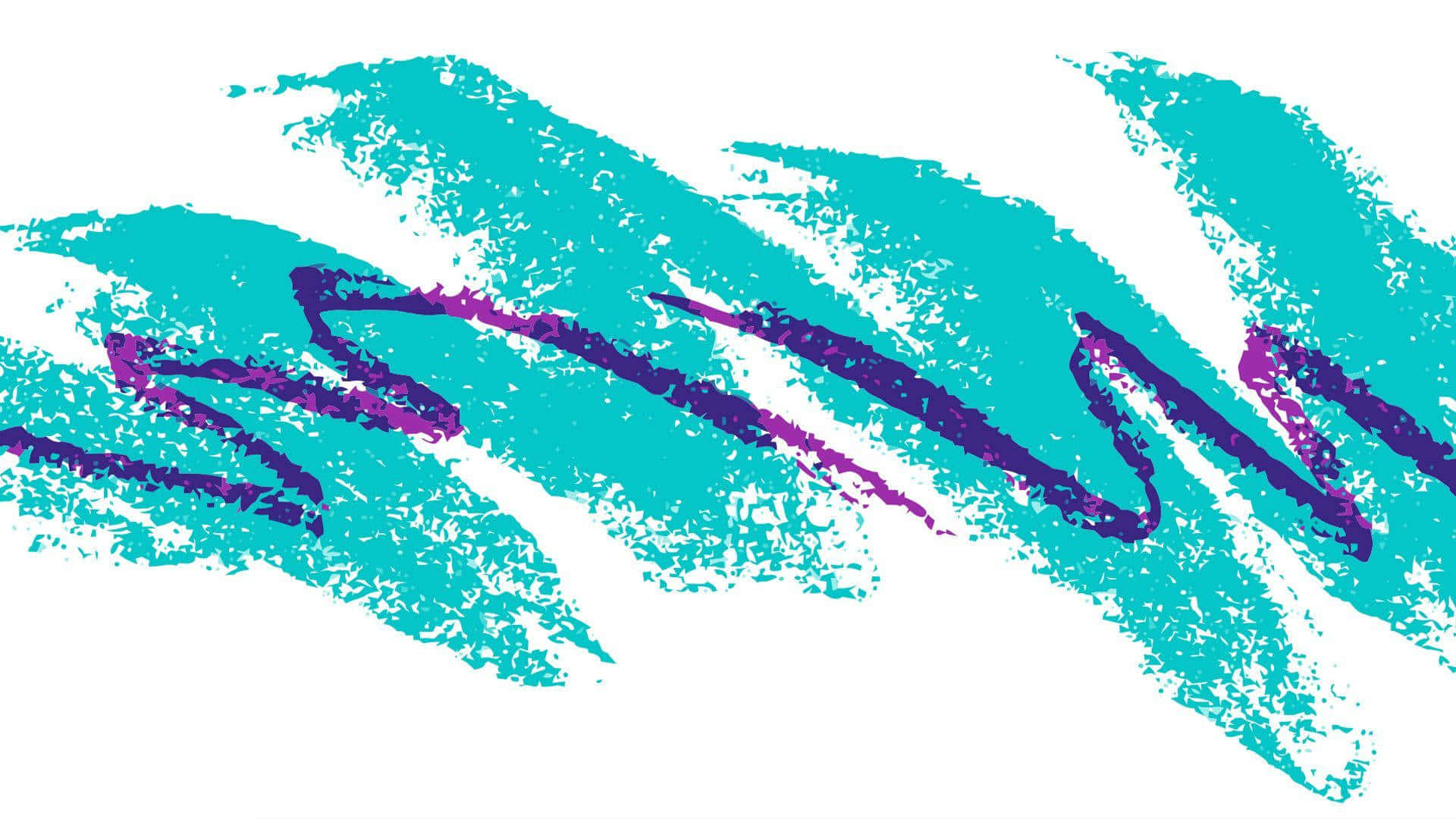 90s Computer, turquoise, purple, Full HD Desktop Wallpaper