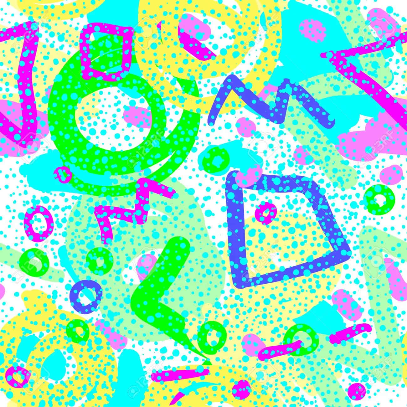 neon pink, neon green, neon blue, HD Desktop Wallpaper
