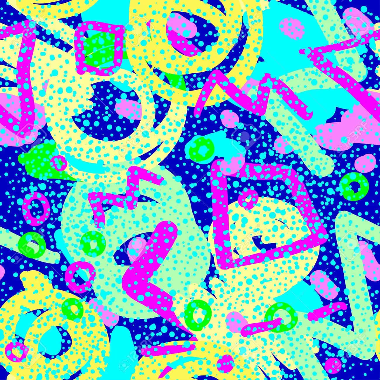 90s Style, neon pink, yellow, HD Desktop Wallpaper