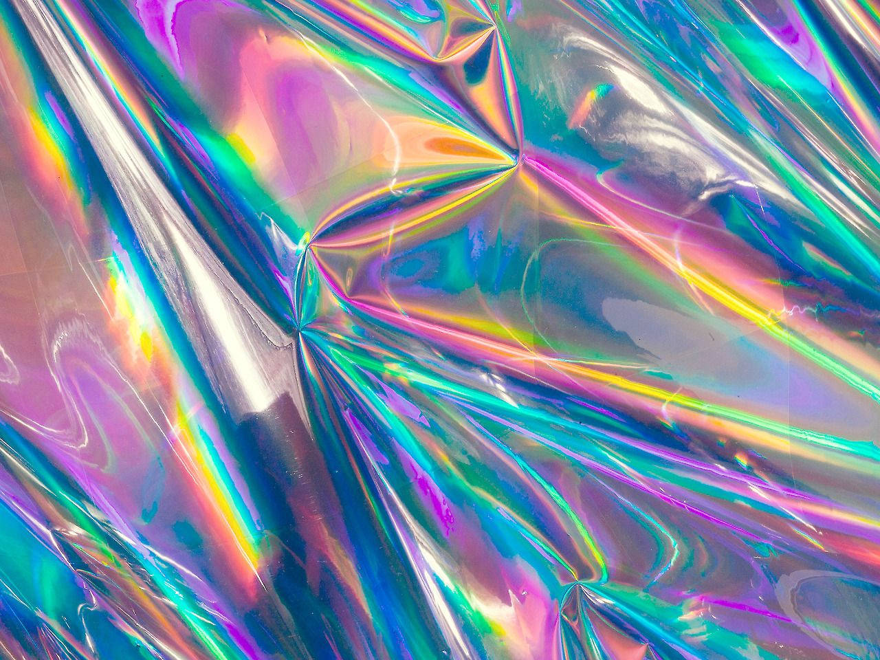 90s aesthetic, holographic rainbow, vibrant rainbow colors, HD Desktop Wallpaper